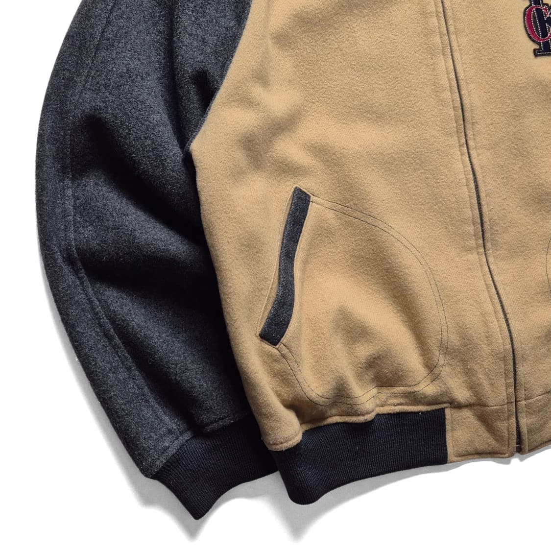 [100] 캘빈클라인 90s 울 바시티 자켓  상품이미지3