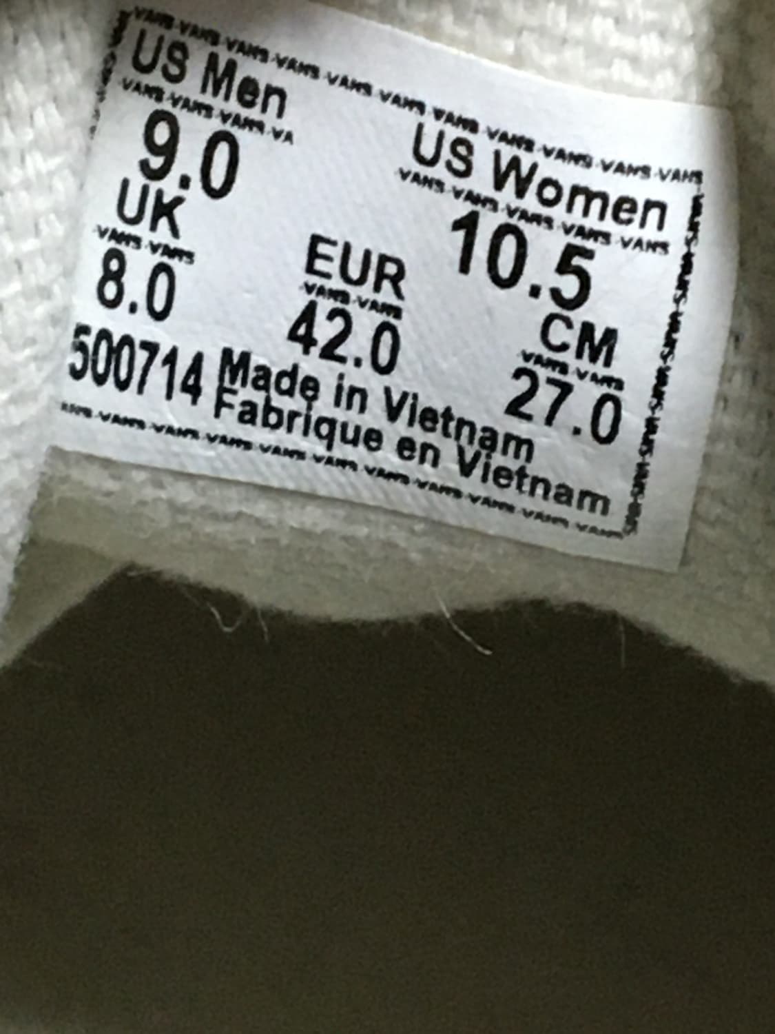 [270mm] 반스 어센틱 트리플블랙 Vans 상품이미지8