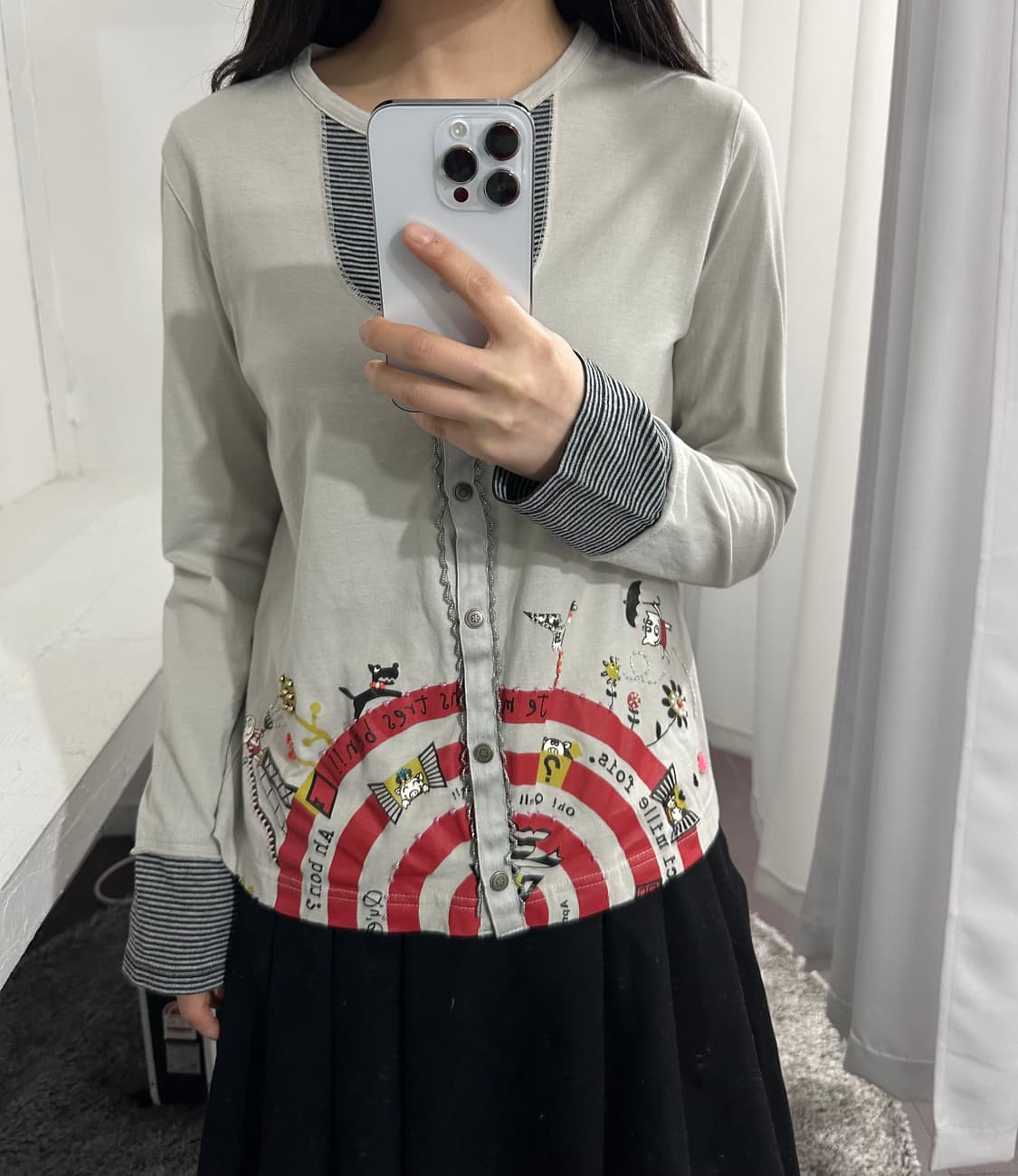 olleborebla design cardigan 상품이미지3