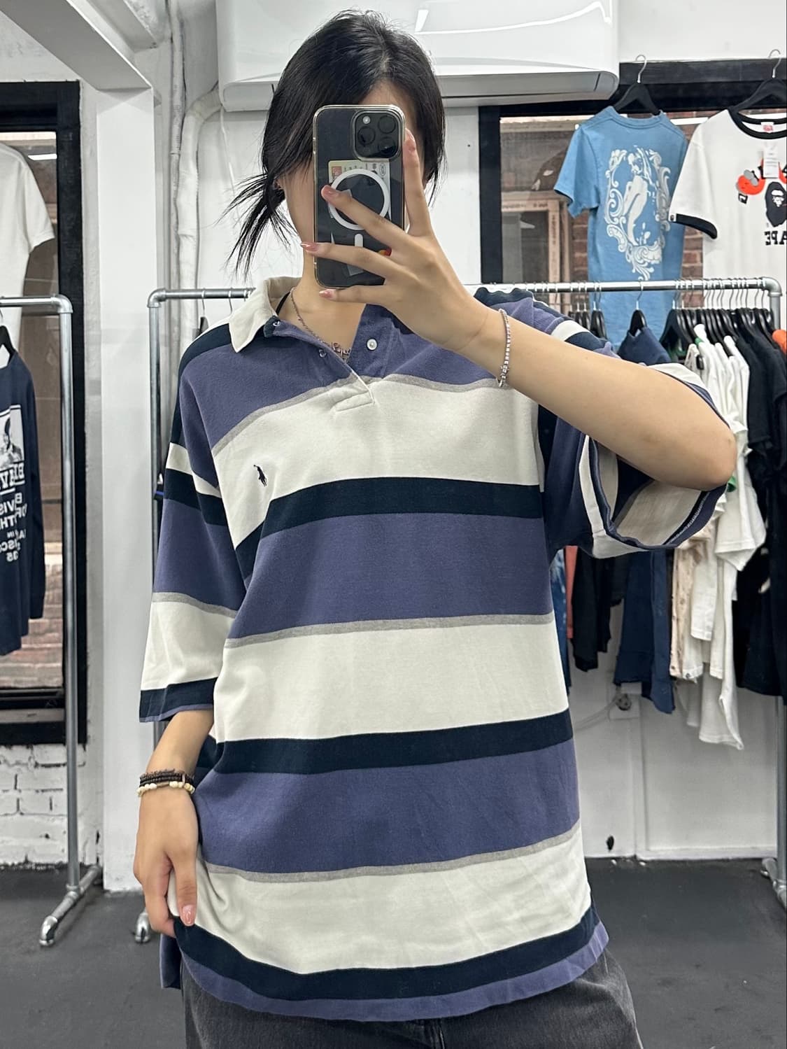 폴로 랄프로렌 스트라이프 PK 티셔츠 상품이미지3