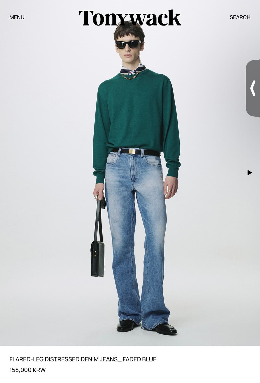 토니웩 26SS 플레어 데님진 상품이미지1