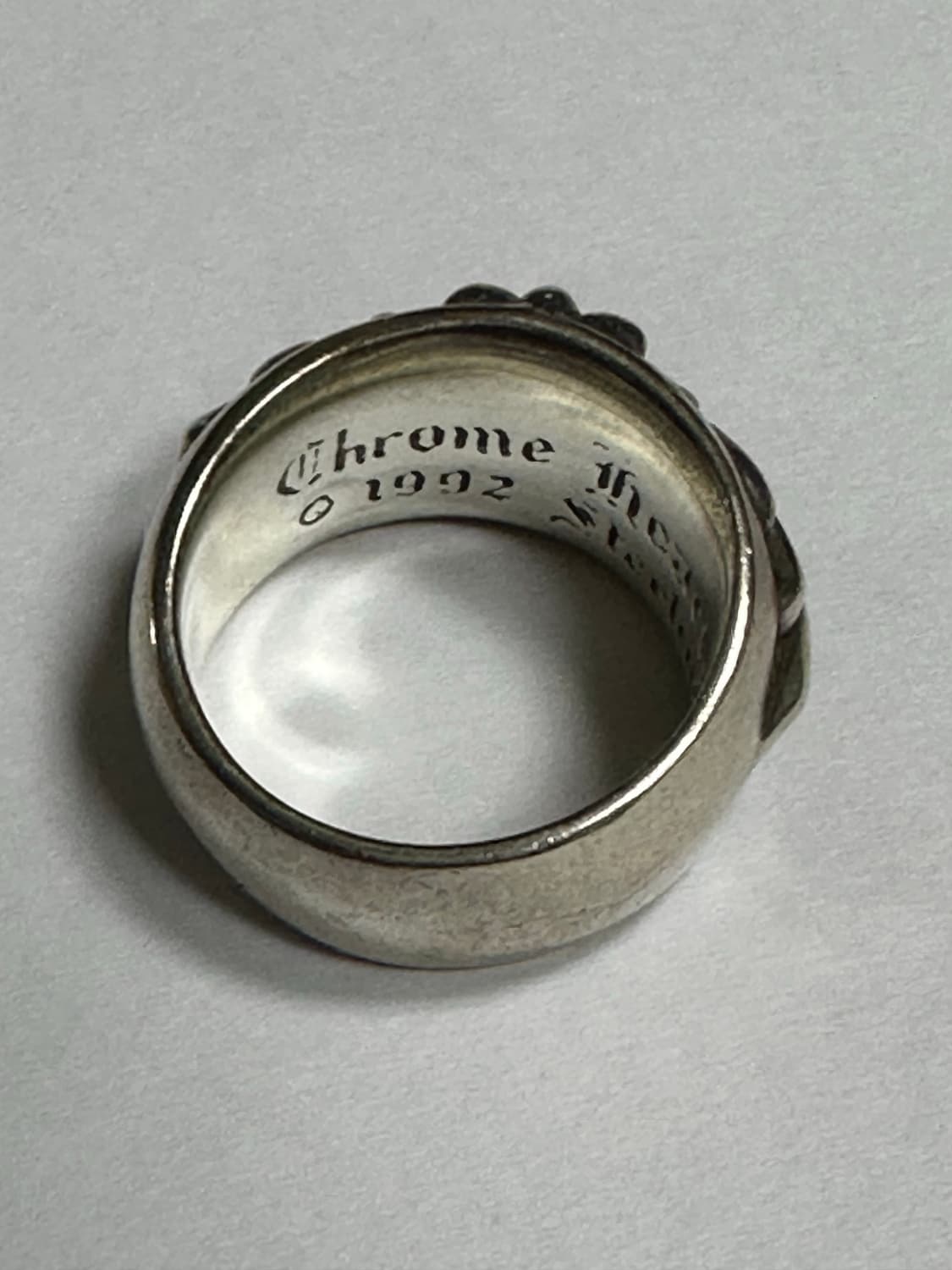 US7.5 크롬하츠 플로랄 크로스링 상품이미지4