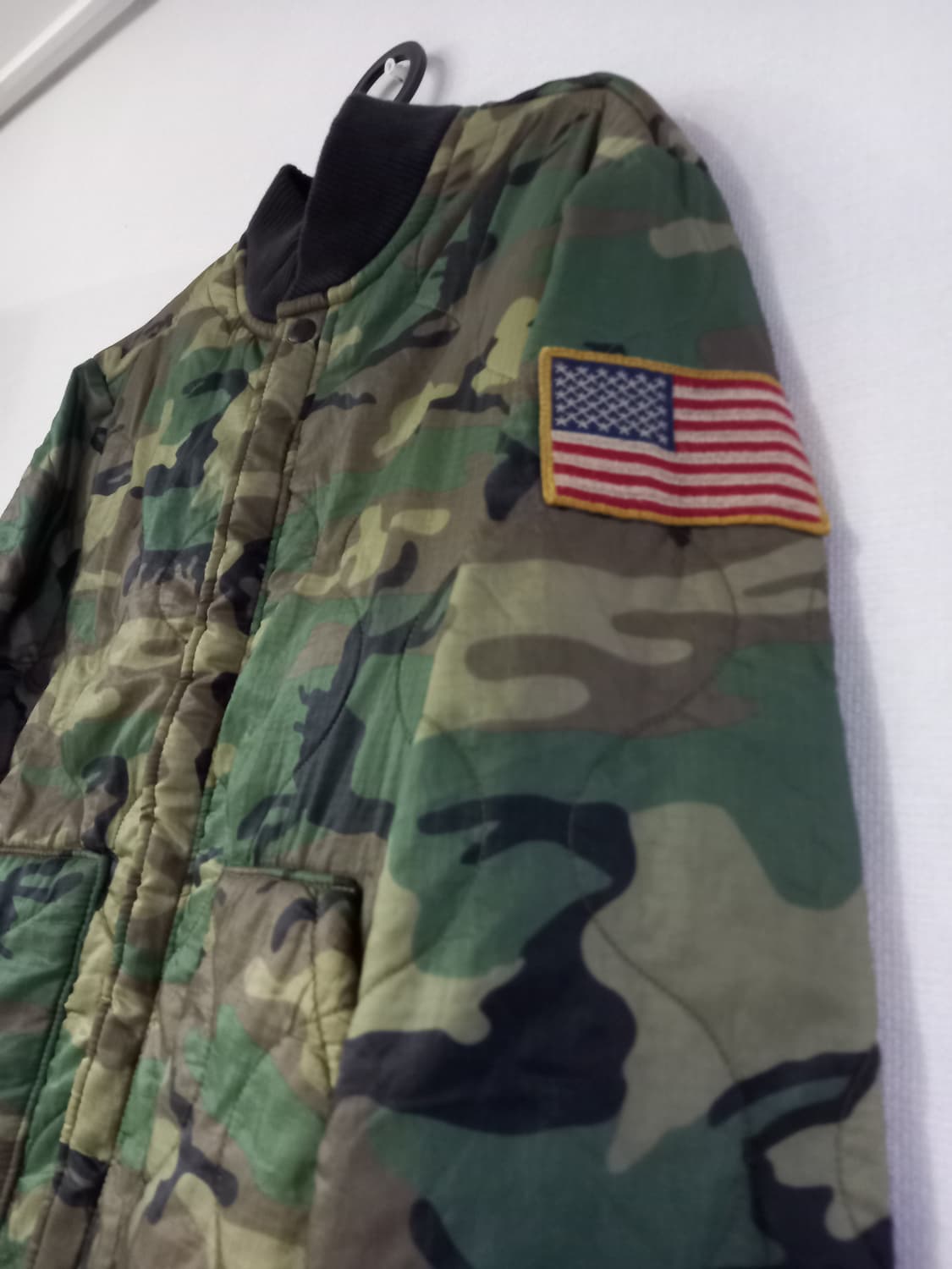 폴로 POLO 성조기 밀리터리 카모 퀄팅 점퍼 95/M 상품이미지2