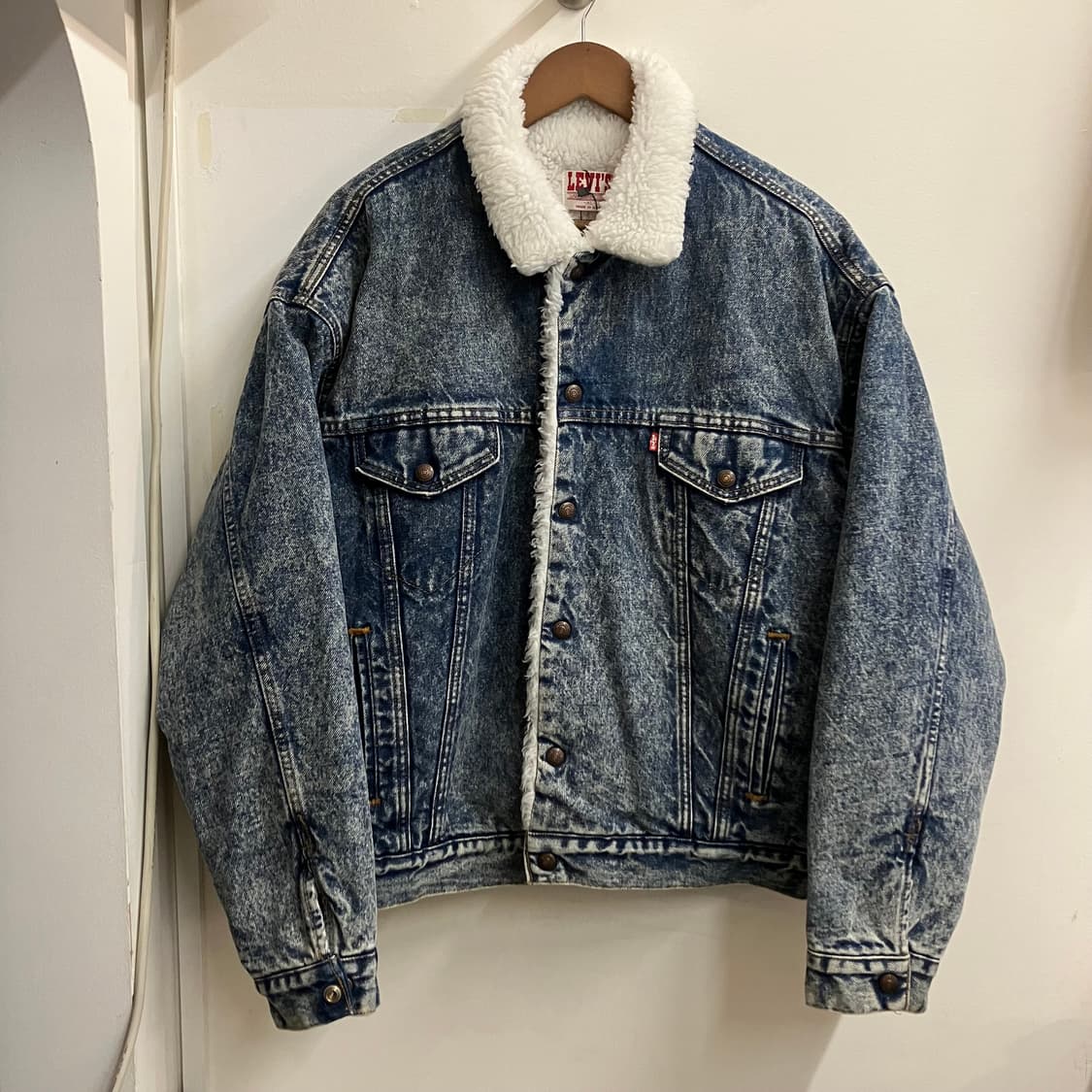 N177 80s 리바이스 쉐르파 데님 청자켓 상품이미지1