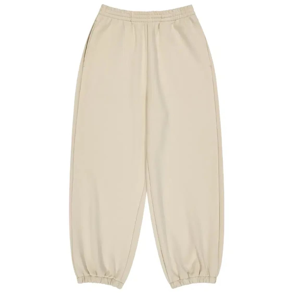 coyseio 코이세이오038 스웻 팬츠 라이트 베이지 조거 바지 상품이미지9