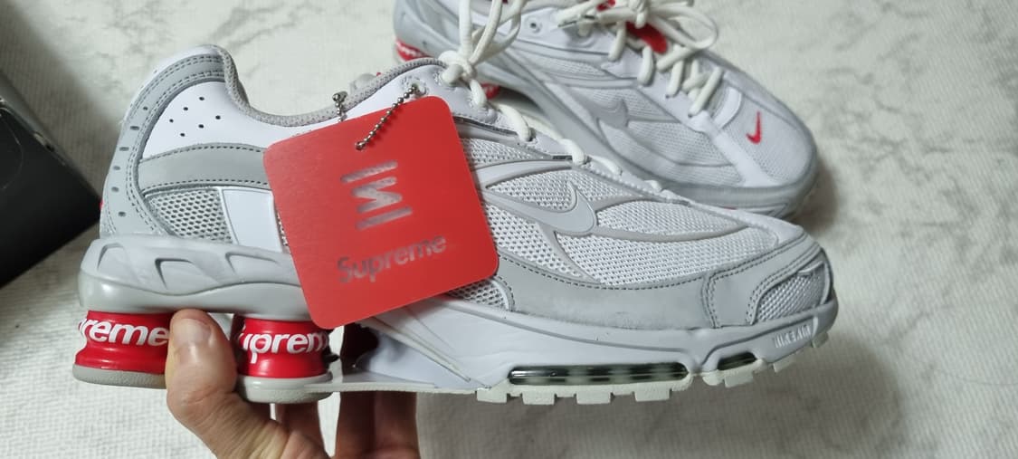 나이키 슈프림 샥스 라이드 2 sp 화이트 285 상품이미지4