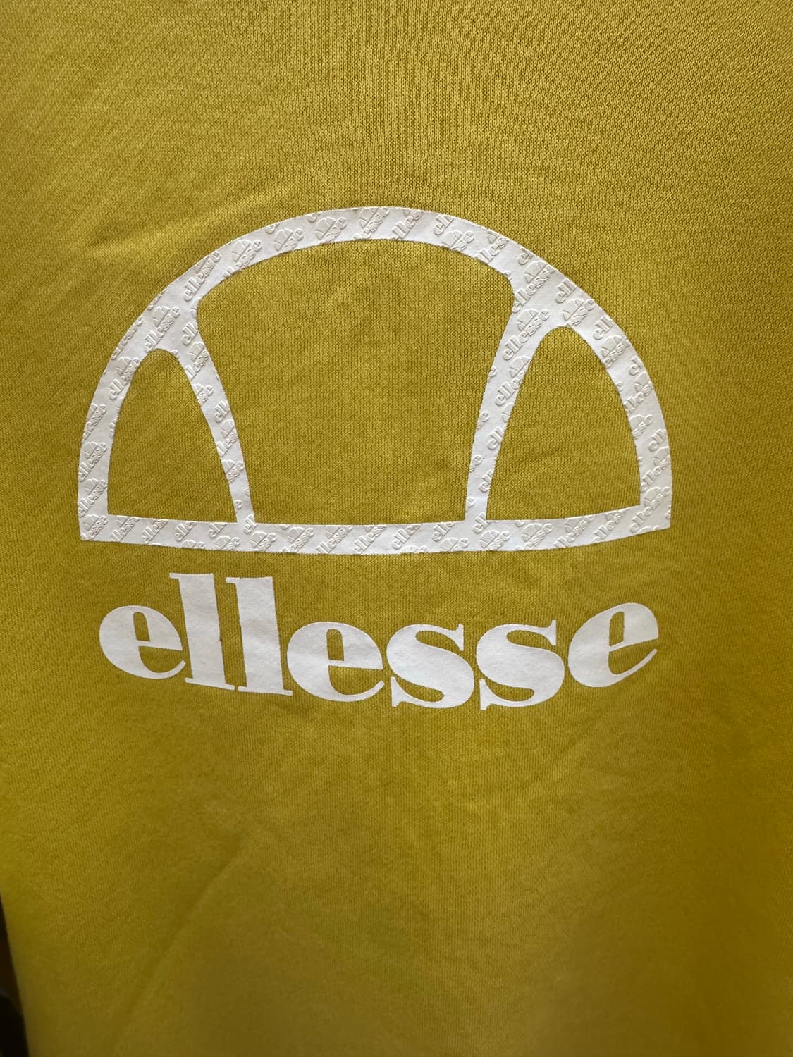 ellesse 로고 크루넥 맨투맨 (머스타드 옐로우) 상품이미지4