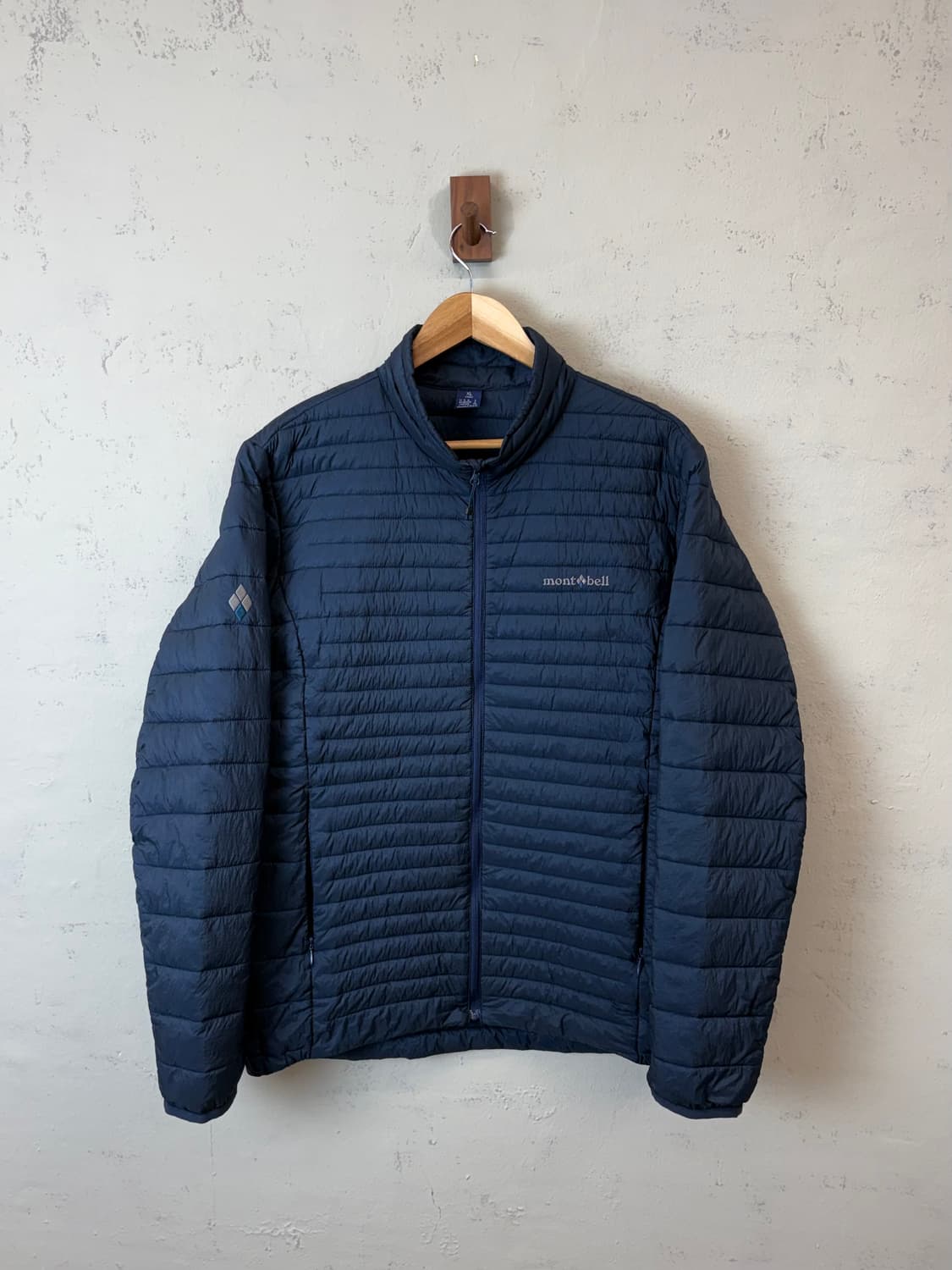 몽벨 구스다운 네이비 경량패딩 상품이미지1