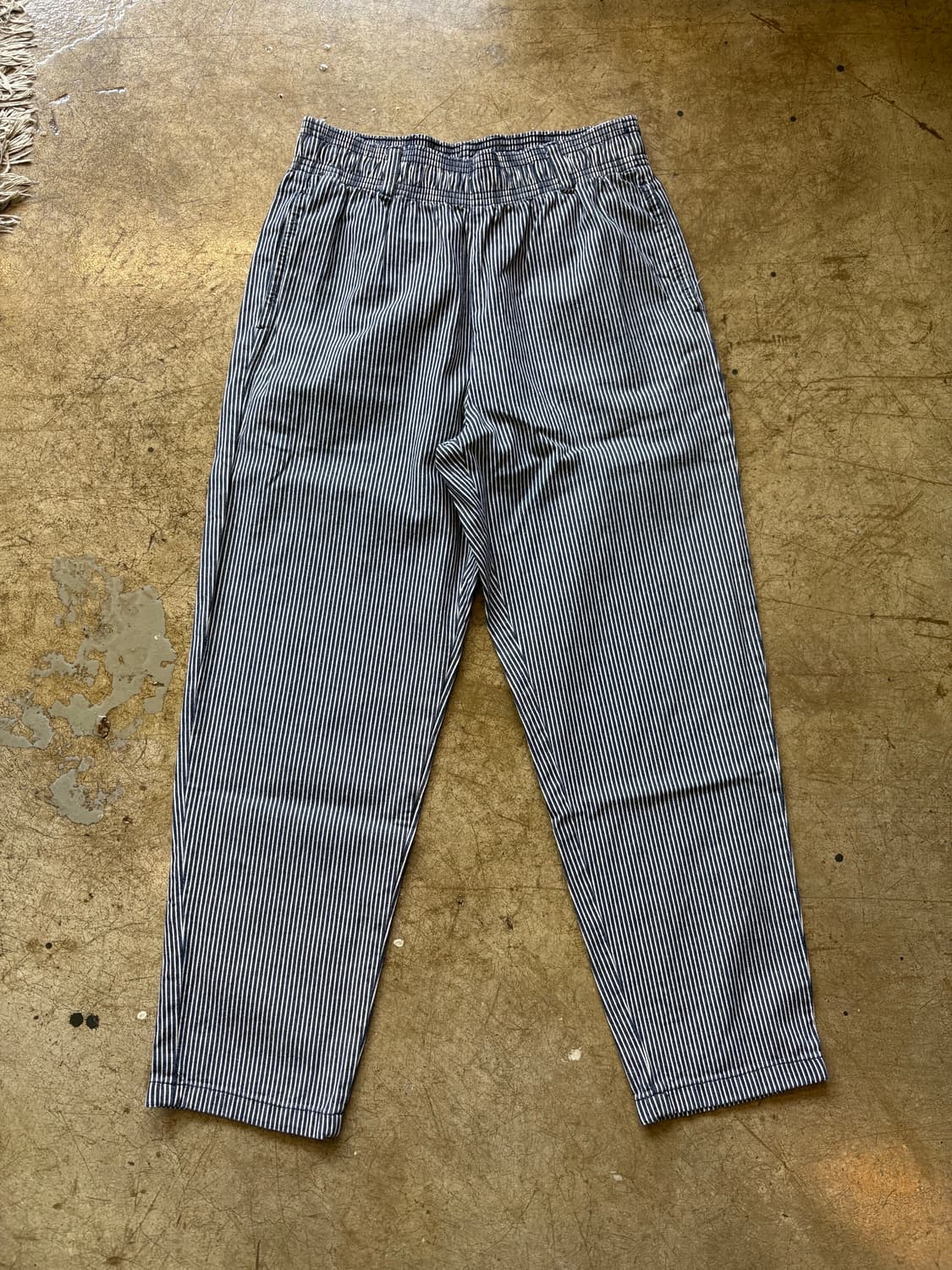 gu 히코리 스트라이프 밴딩 팬츠 상품이미지4