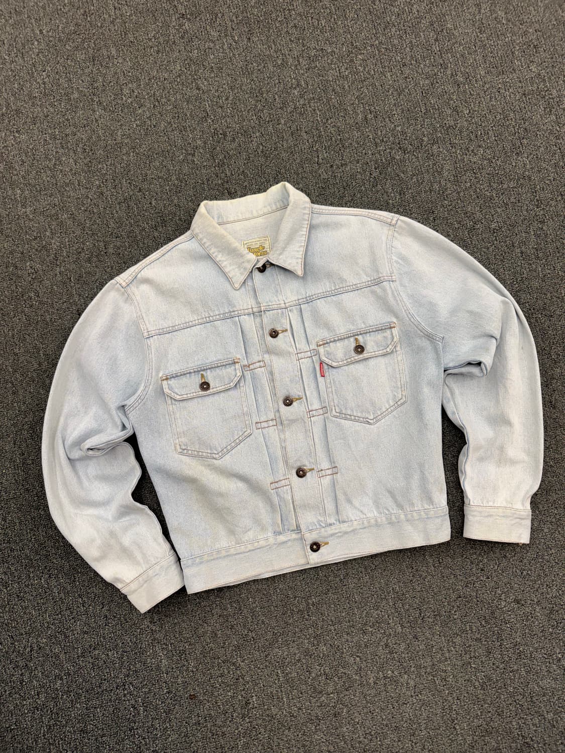L)Jungle Storm 빈티지 2st 연청 데님자켓 상품이미지1