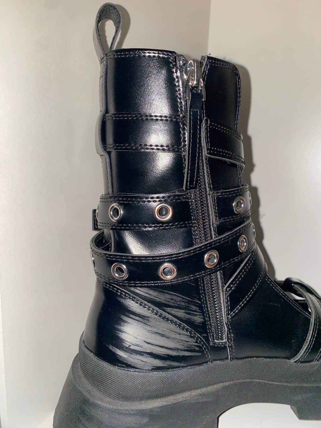 스트랩 버클 부츠 y3k 펑크 고딕 고스 상품이미지5