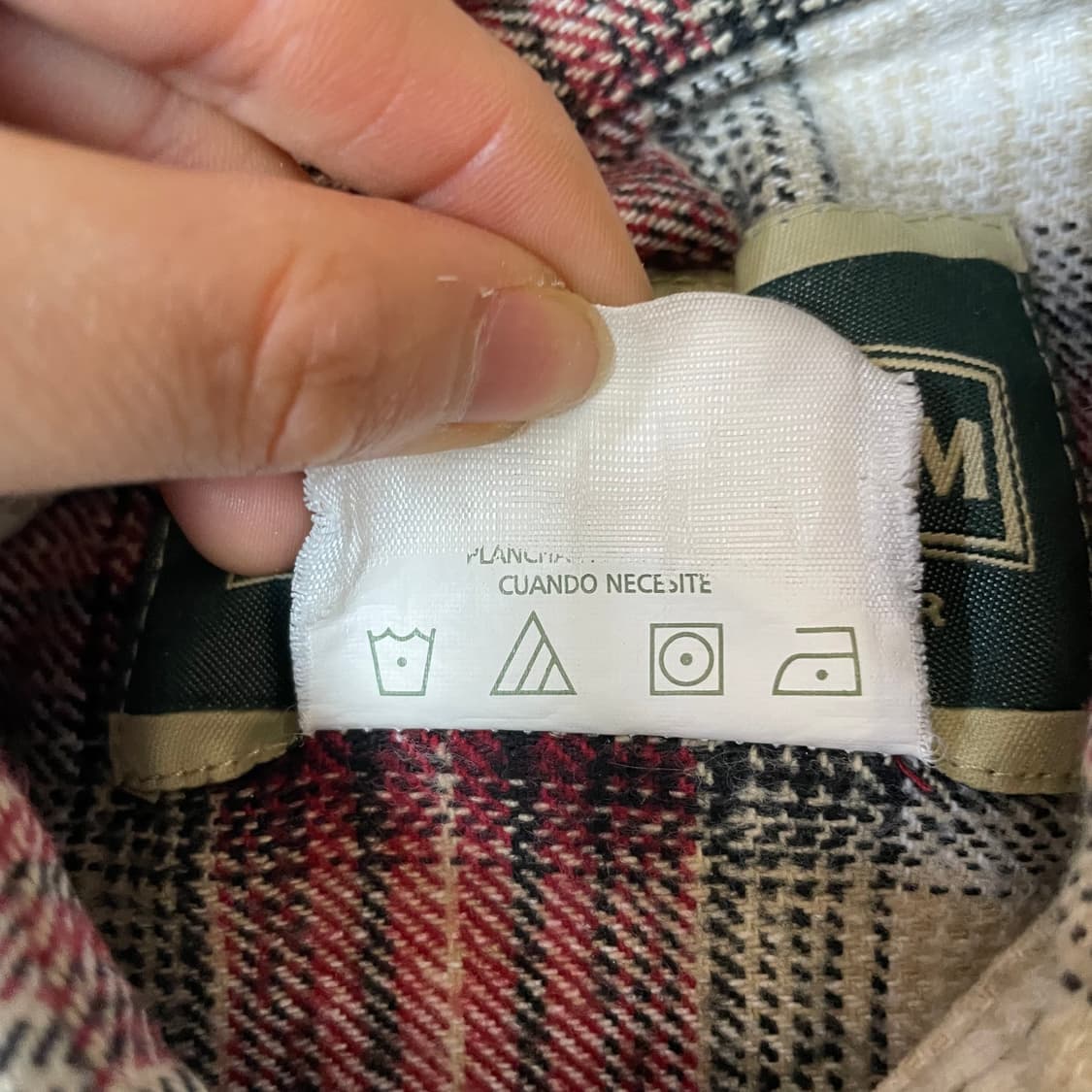 빈티지 체크 플란넬 투포켓 긴팔 셔츠 상품이미지6