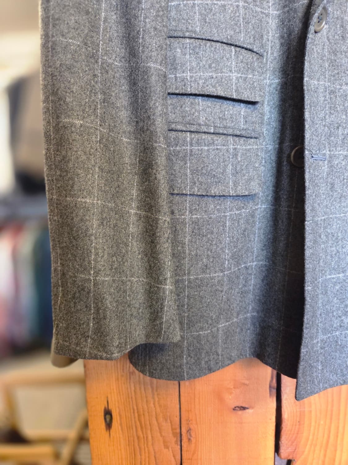 빔스 에프 폭스플란넬 더블브레스티드자켓  상품이미지4