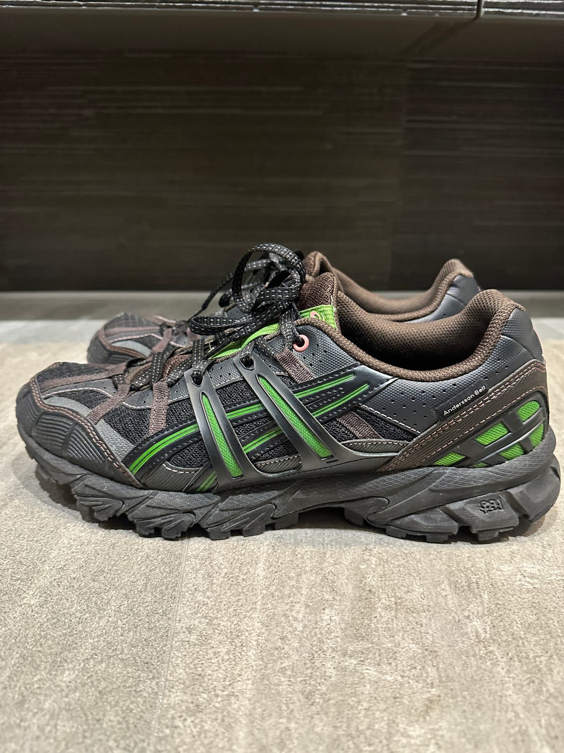 아식스 x 앤더슨벨 젤 소노마 15-50 블랙 그린 285 상품이미지2