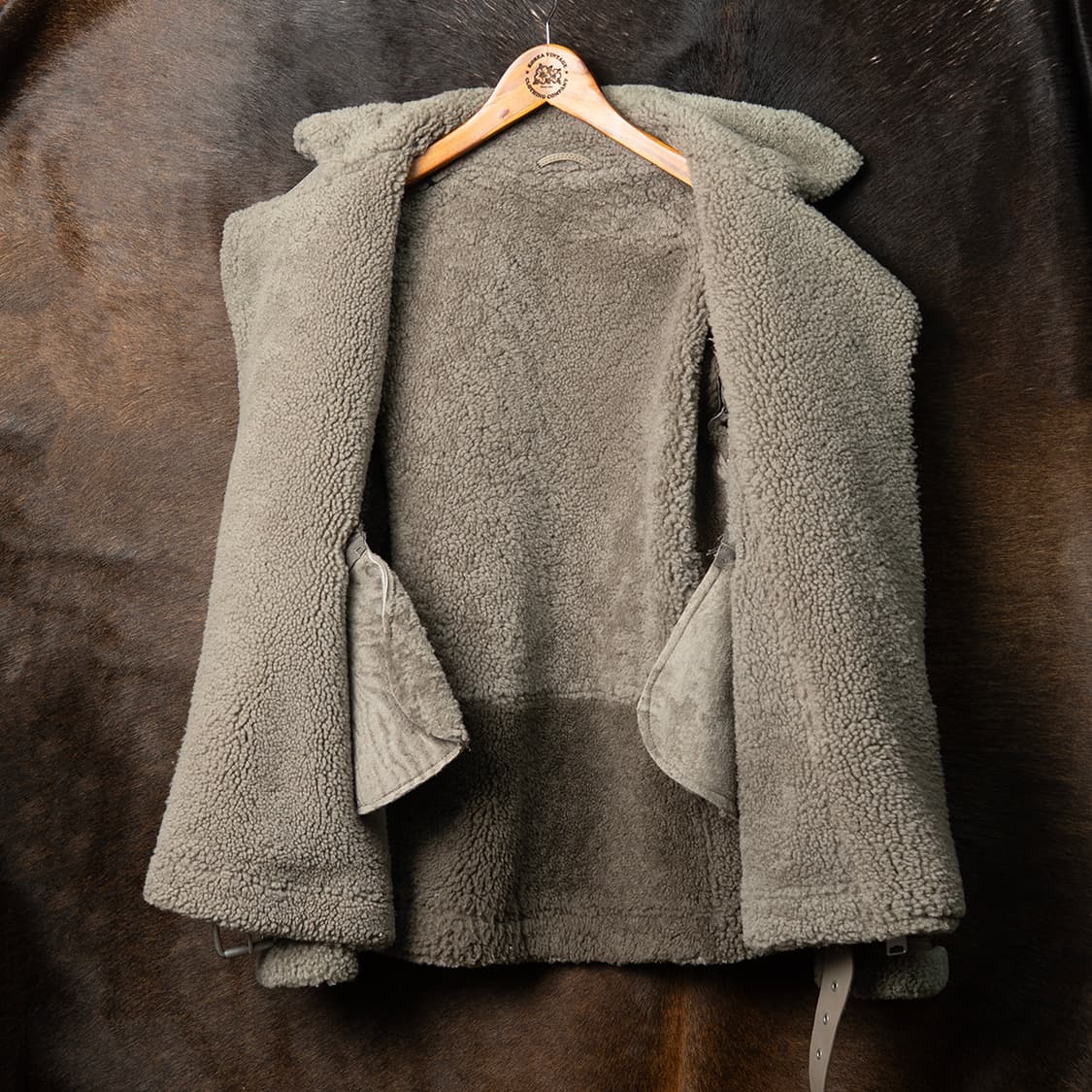 [100] 올세인츠 16FW HAWLEY  양가죽 양털 시어링 자켓  상품이미지8