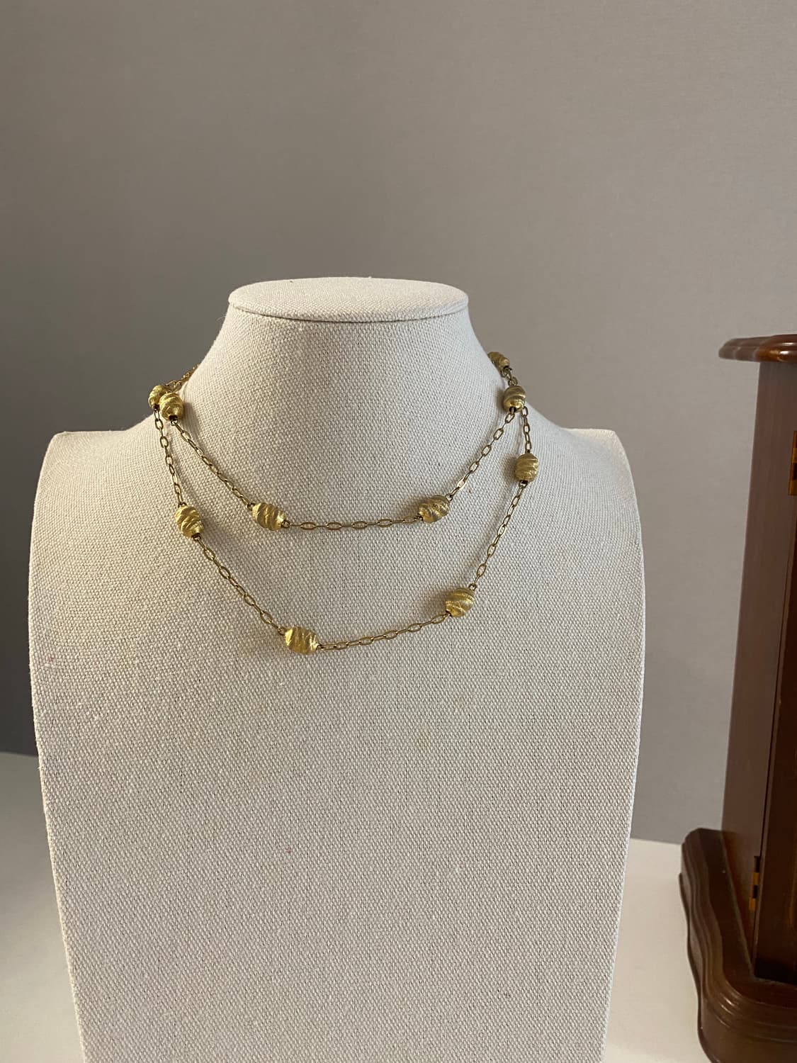 영국 빈티지 골드볼 becook london 목걸이 상품이미지6