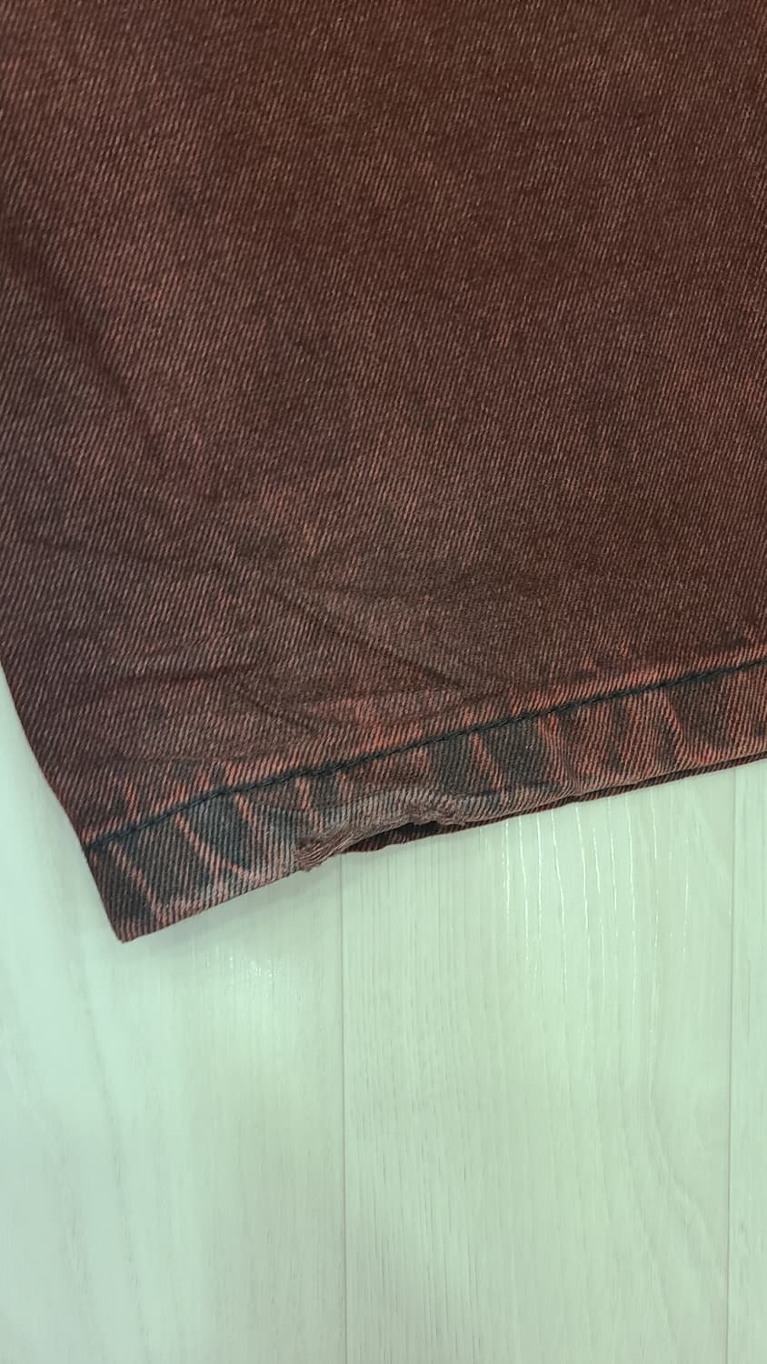 폴라스케이트 구형 빅보이팬츠 레드블랙 s사이즈 상품이미지4