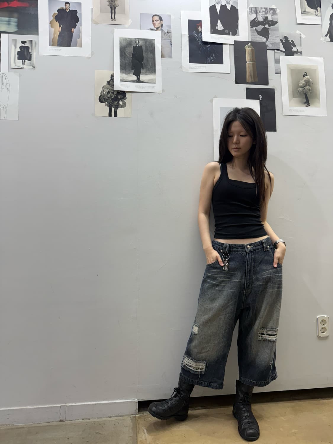 도그타운 그런지 워싱 데님 버뮤다팬츠 상품이미지6