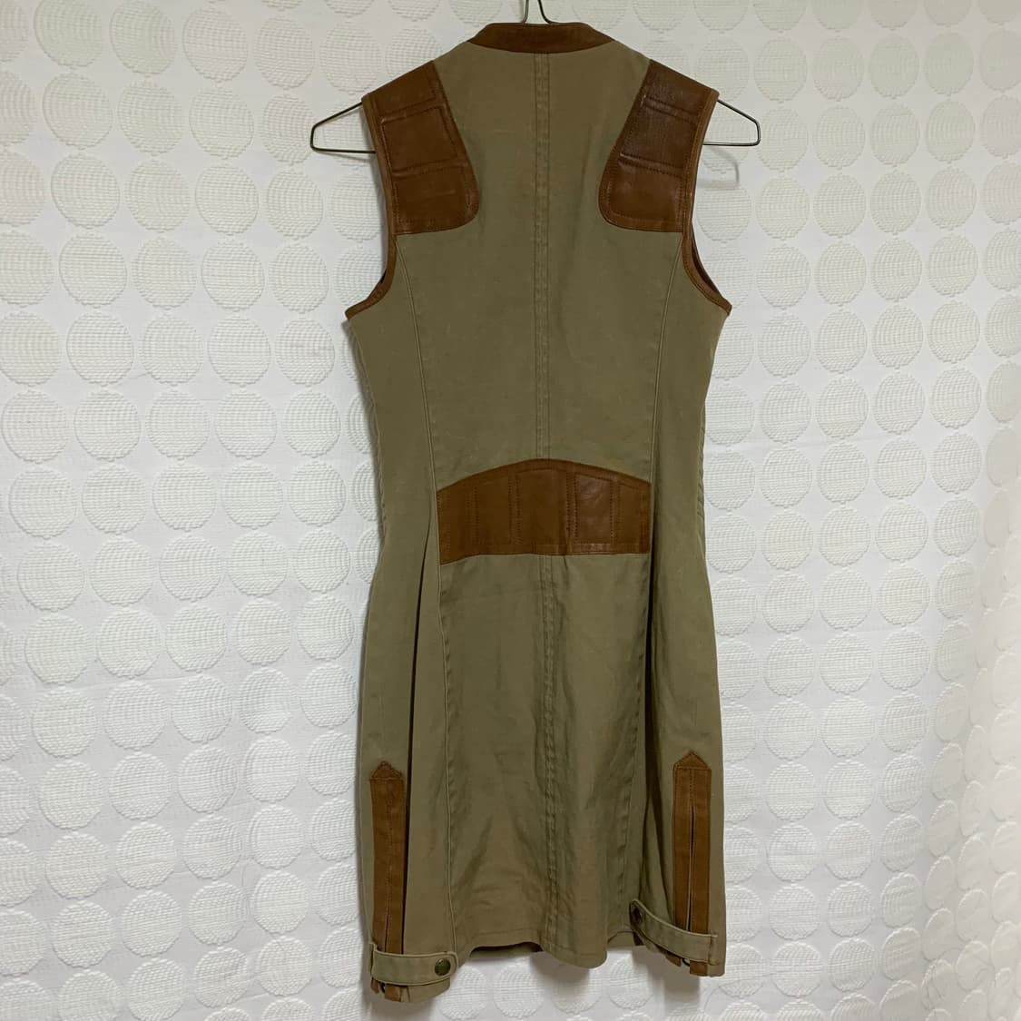 랄프 로렌 사냥 소가죽 배색 원피스 상품이미지5