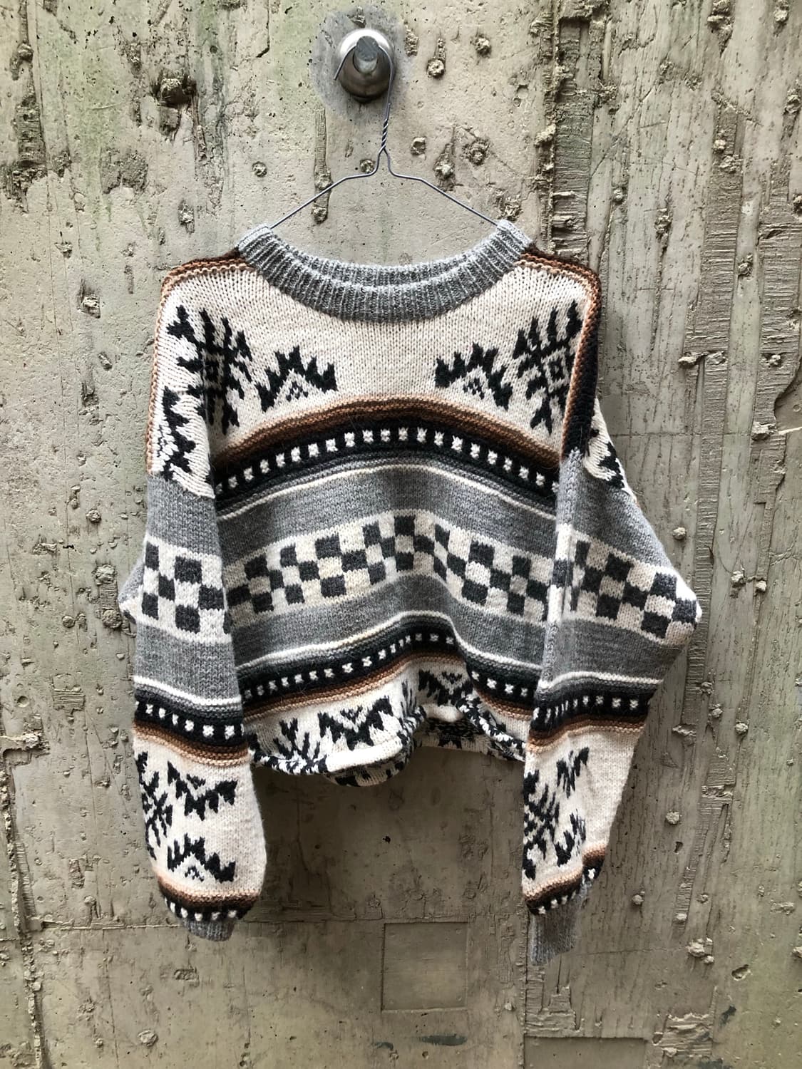 Alpaca wool 100% handmade knit 상품이미지6