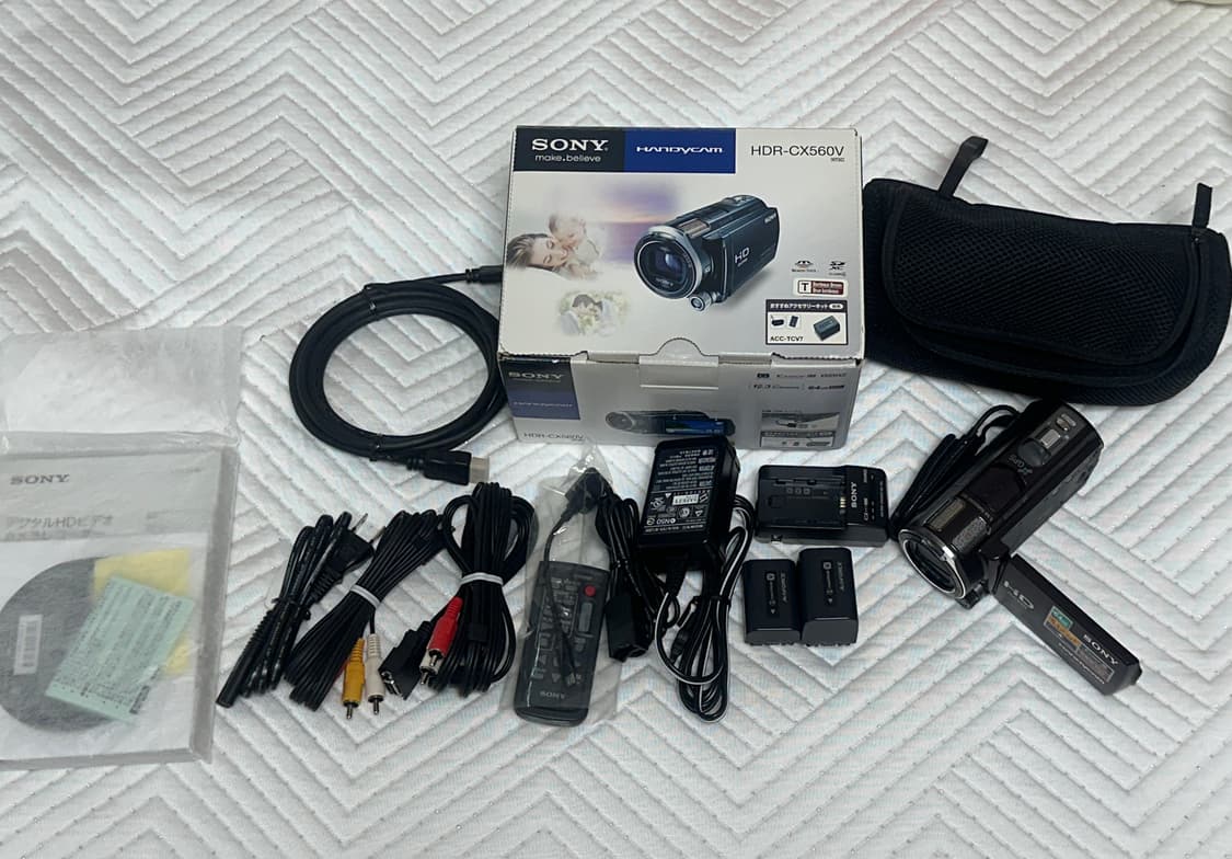 풀박스 Sony cx 560v 캠코더 카메라 디카 상품이미지1