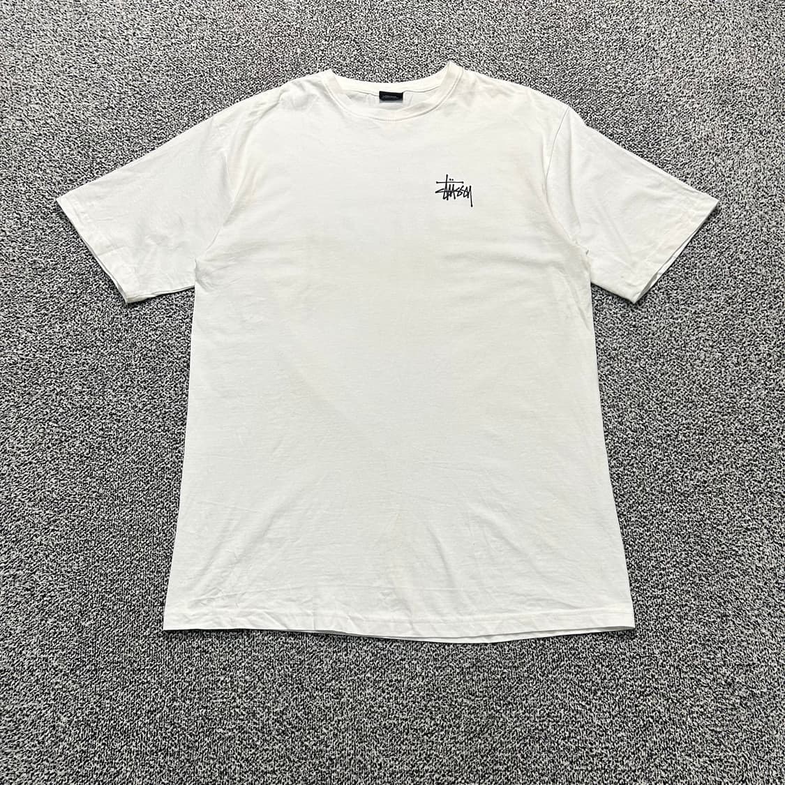 스투시 빅로고 화이트 반팔티 상품이미지1