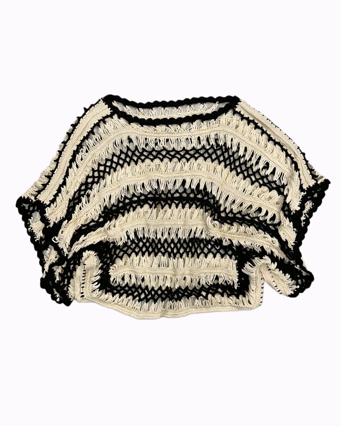 pattern net crochet top 상품이미지1