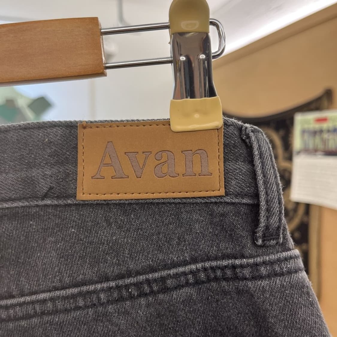 어반드레스 빈티지 캐주얼 스트릿 흑청 데님 카고 반바지 S C11007 상품이미지5