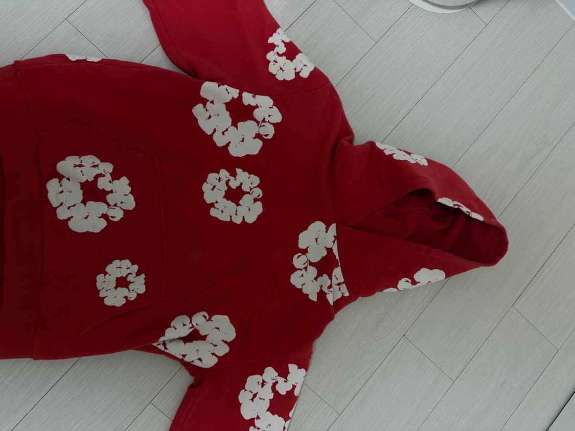 데딤티어스 후드 레드 상품이미지1