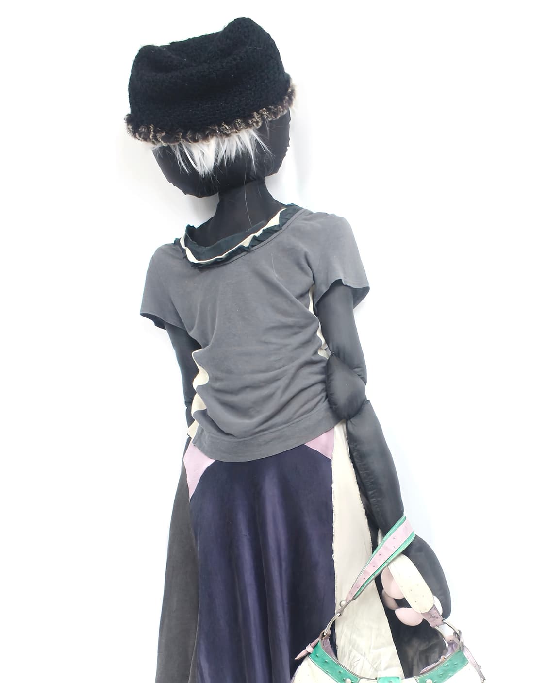 Ink Washed Avant-Garde Contrast T-Shirt4 상품이미지4