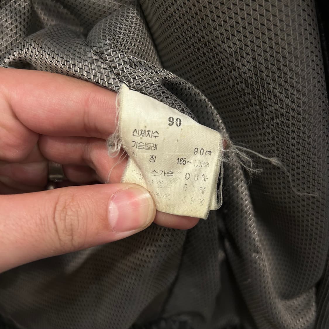 빈티지 카우하이드 카라 탈부착 레더 봄버자켓 상품이미지4