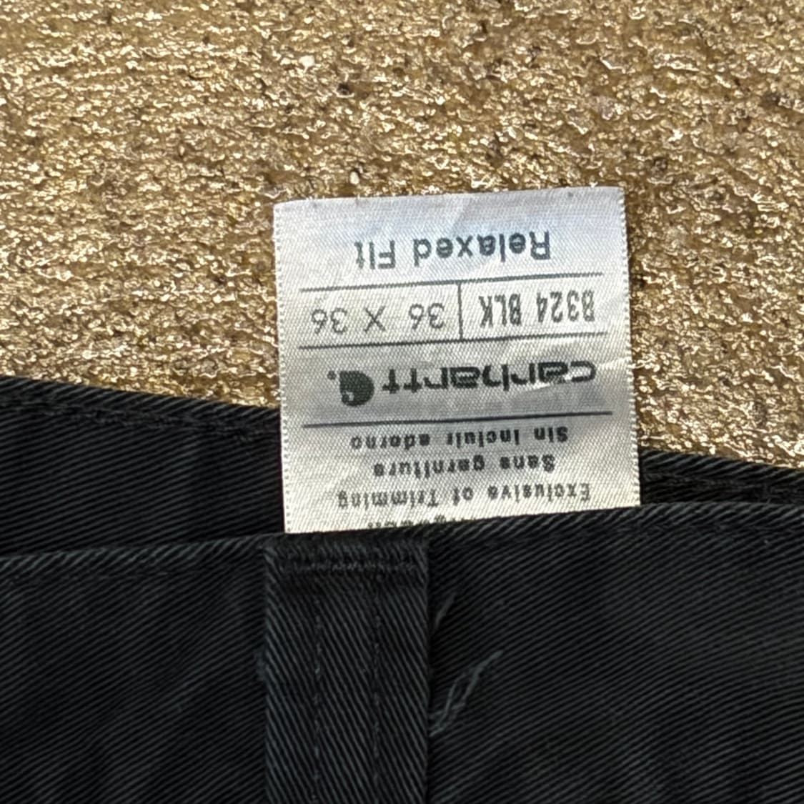 00s USA 빈티지 칼하트 싱글니 워크팬츠 상품이미지4