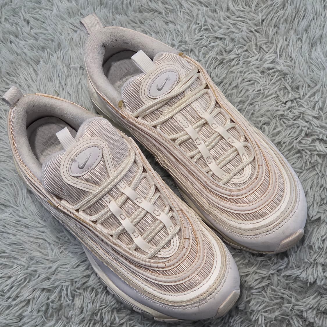 8q-26:나이키 에어맥스 97 화이트 (23.5cm) 상품이미지5