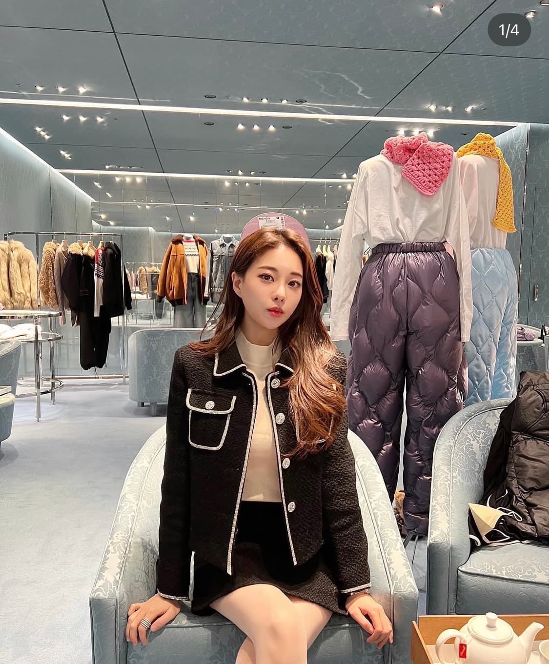 로아르 (미우미우) 트위드 세트 S 상품이미지2