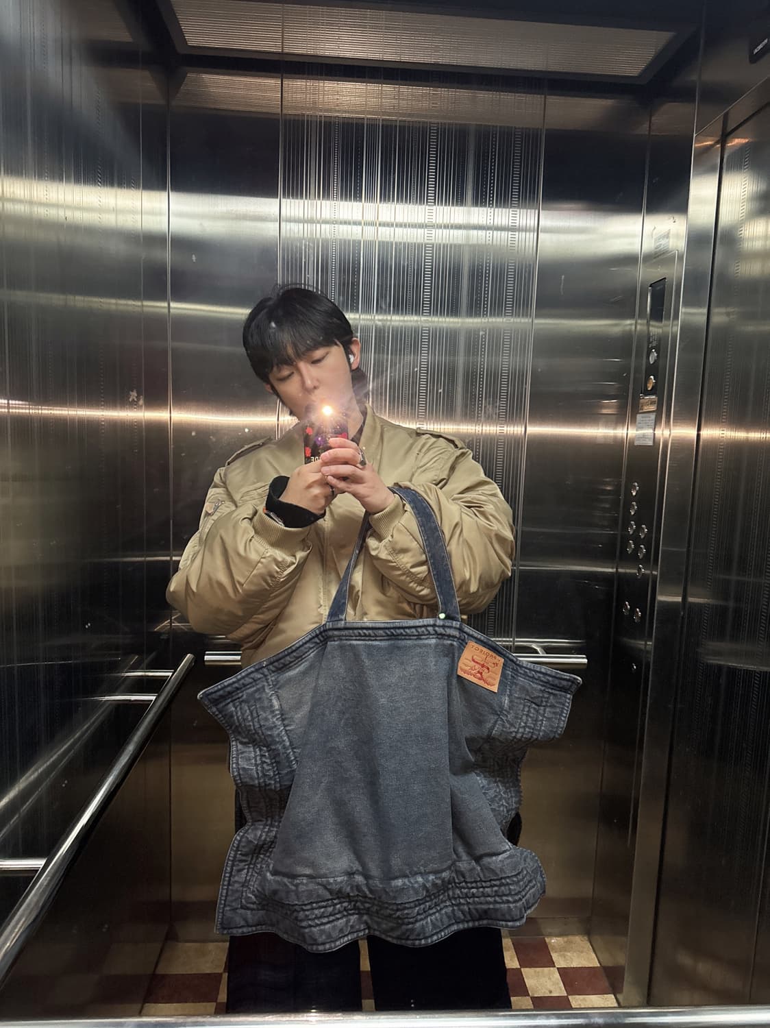 와이프로젝트 맥시 와이어 카바스 토트백 상품이미지2