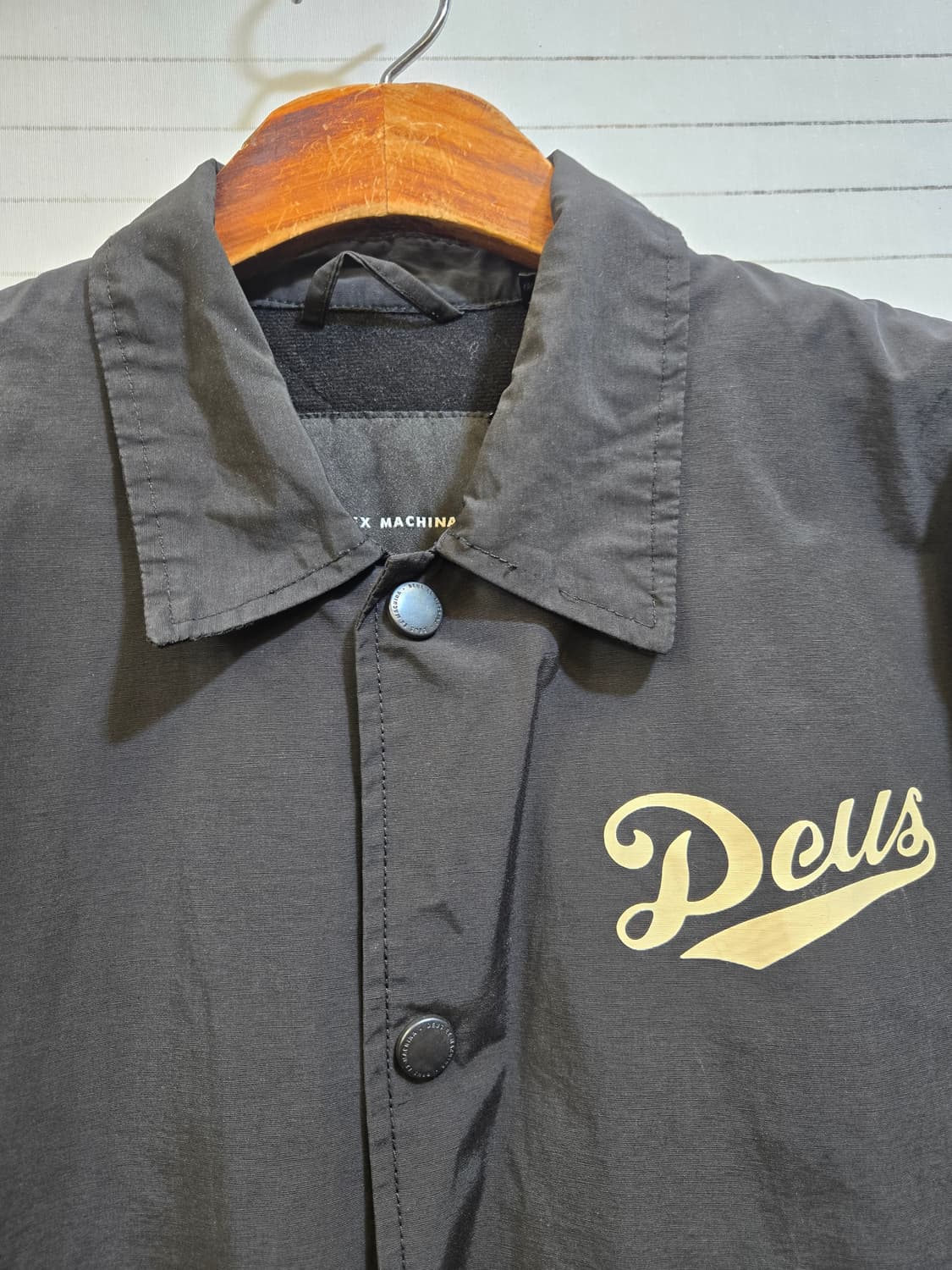 데우스 엑스 마키나 코치 자켓 블랙 상품이미지7