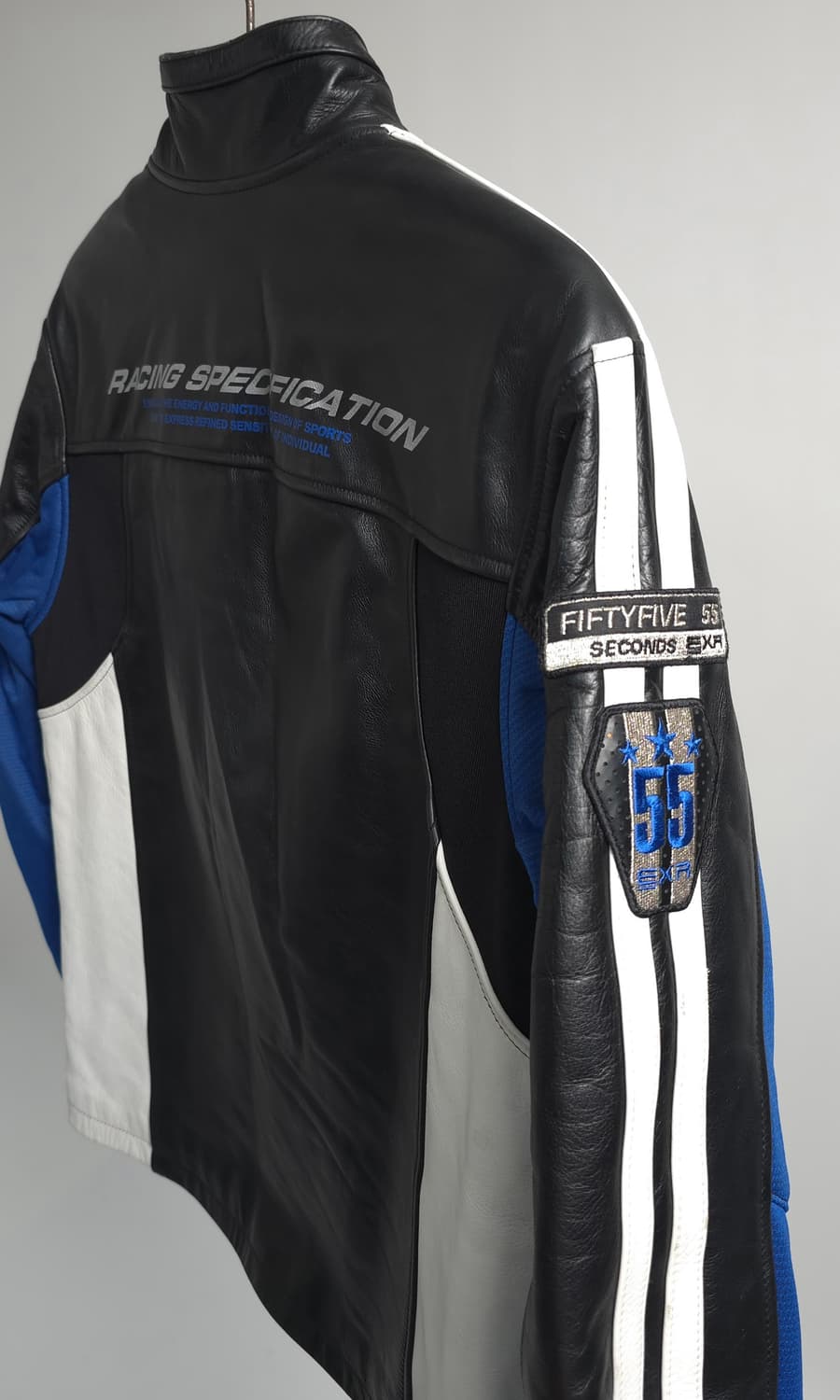 EXR 정품 소가죽 레이싱 자켓 패딩 점퍼 라이더 바이크 100
 상품이미지7