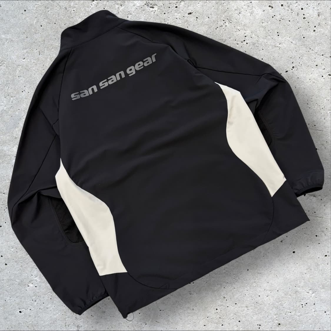 [3] 23FW 산산기어 심 웨이브 자켓 블랙 D283 상품이미지2