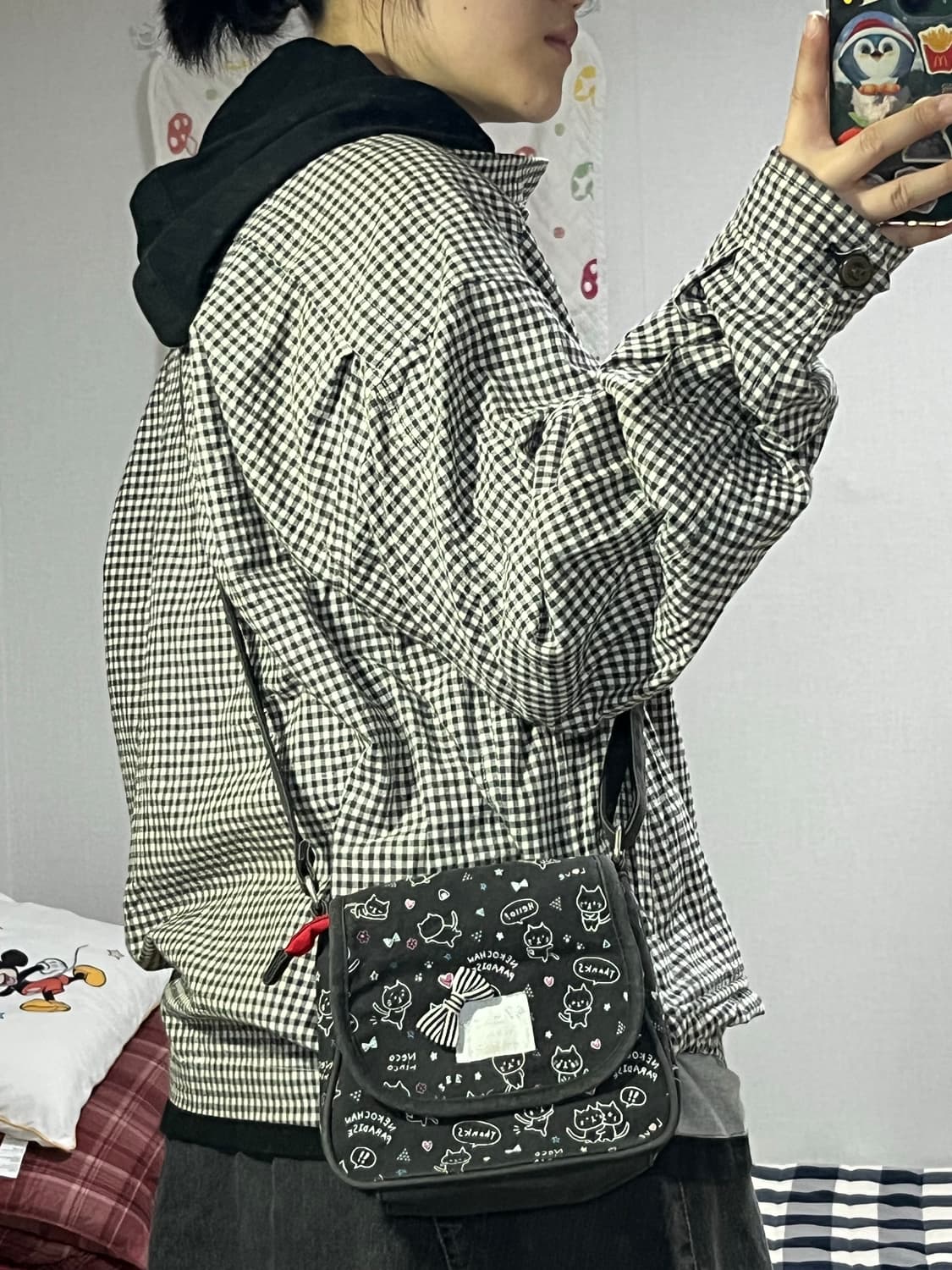 Kearney house 커니하우스 깅엄체크 집업 자켓 상품이미지4