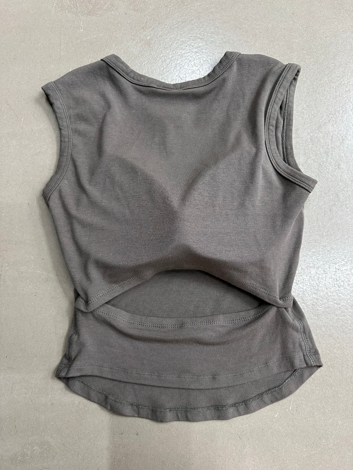 꾸레쥬  Courrèges 셔링 크롭 나시탑 상품이미지4