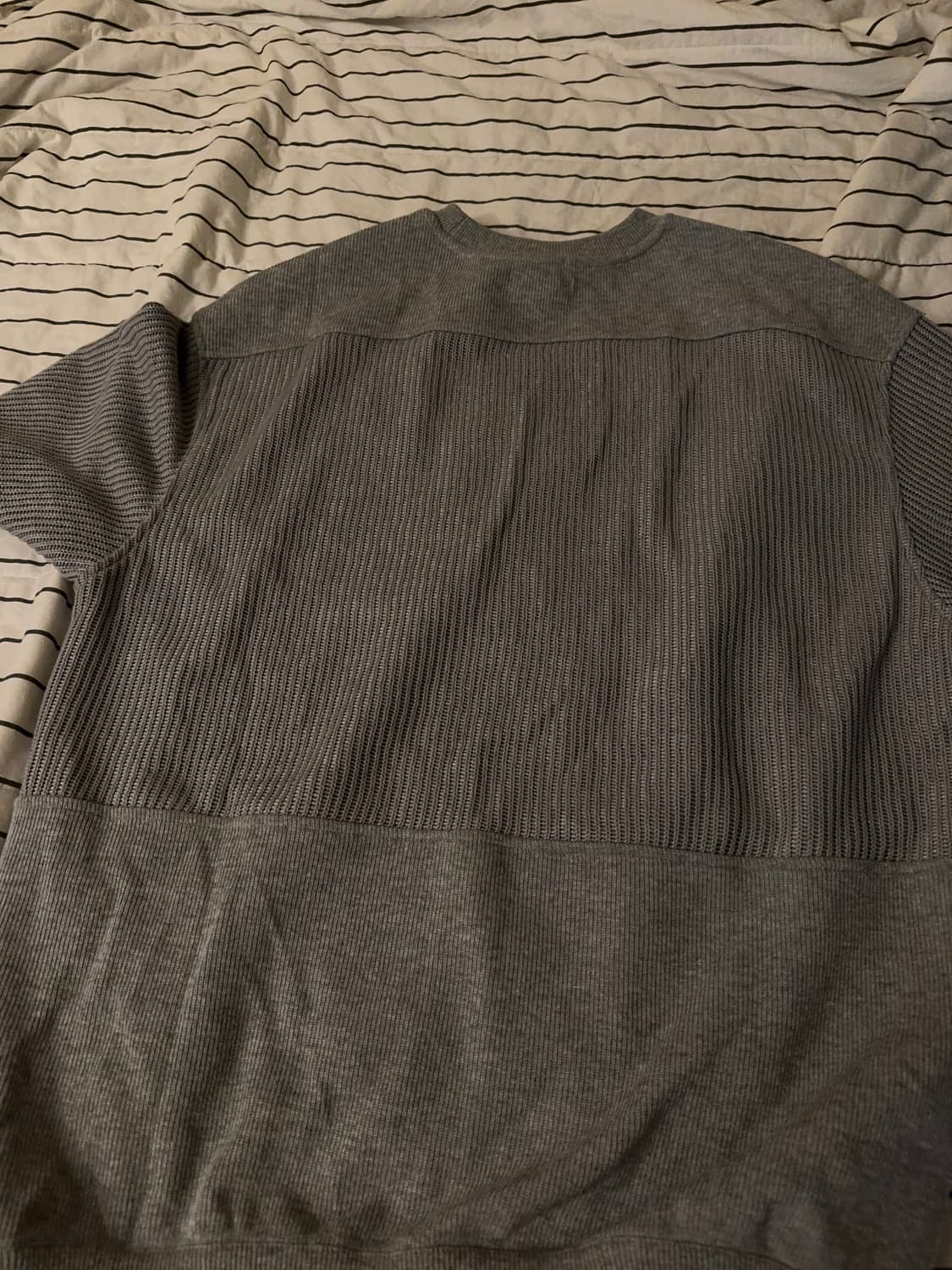 etce 판넬 크루넥 니트 상품이미지3