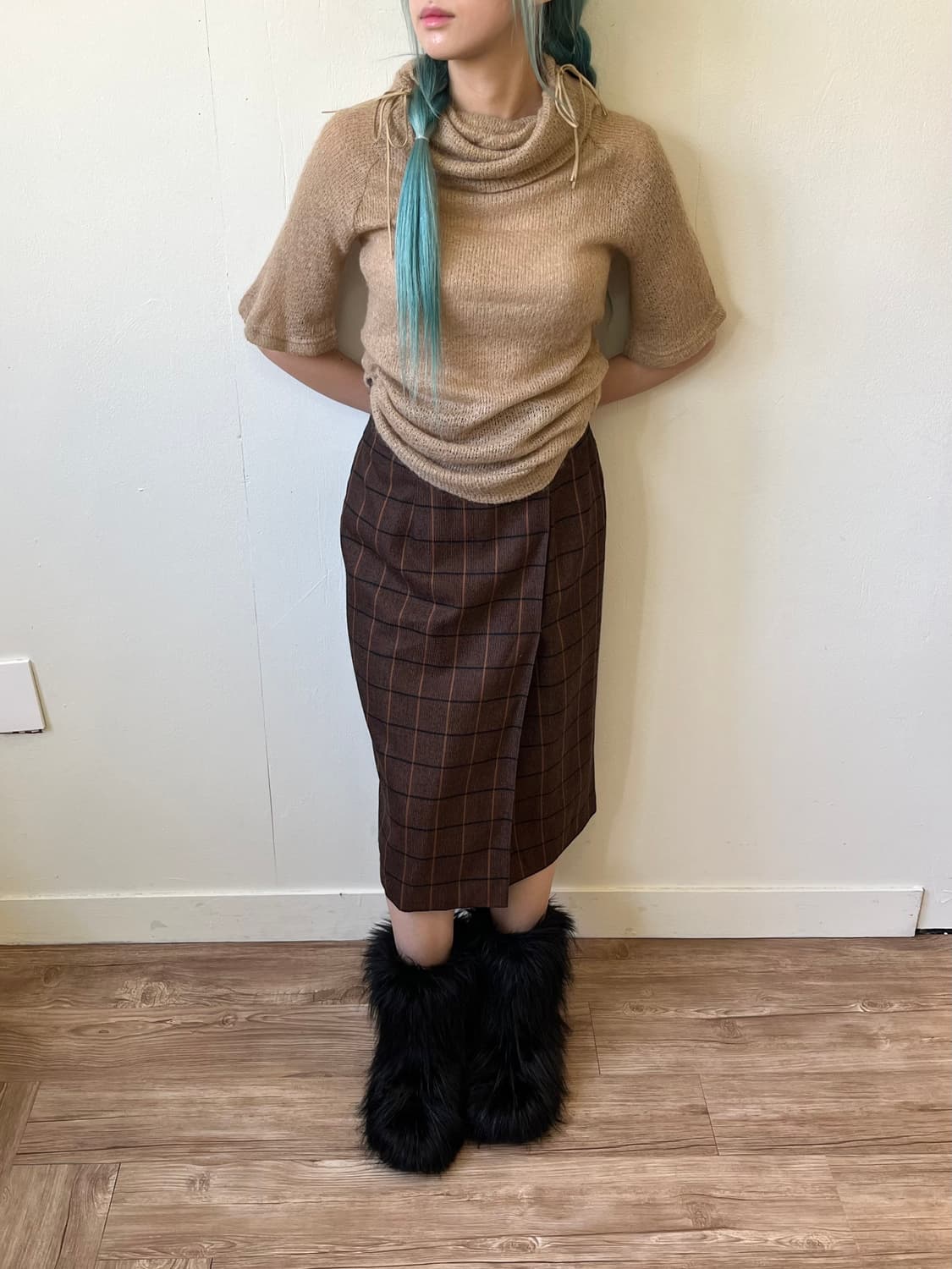 llMK 시스루 모헤어 터틀넥  상품이미지6