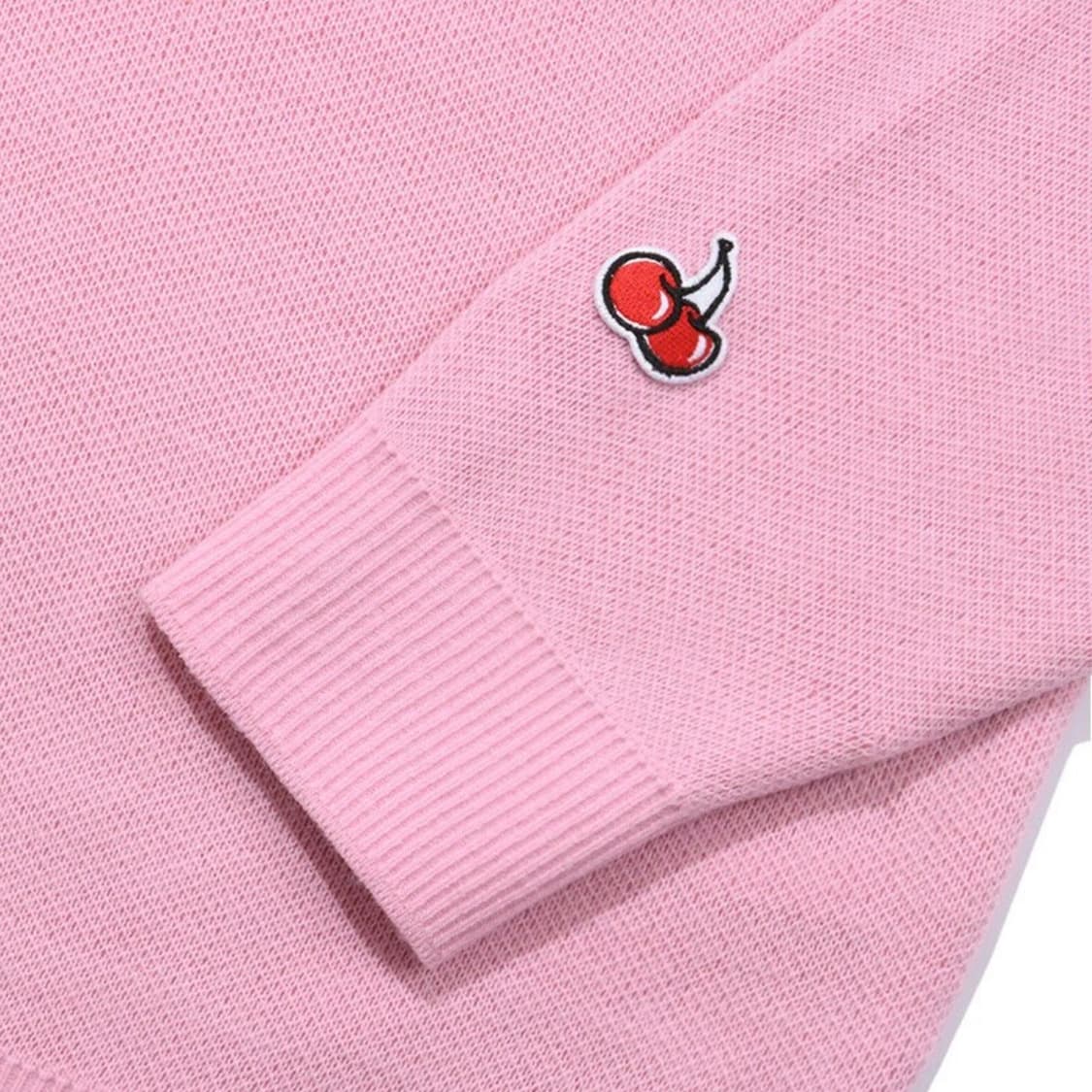 CHERRY TONE ON TONE ROUND NECK KNIT 상품이미지5