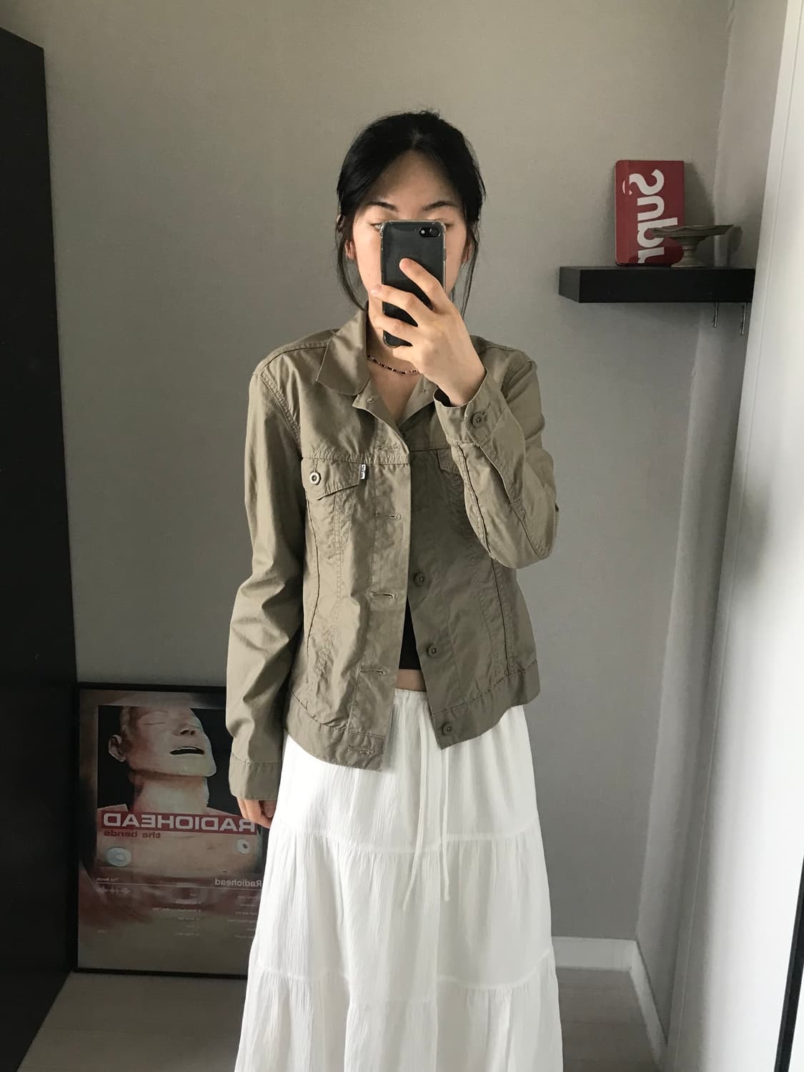 리바이스 베이지 트러커 셔츠 자켓 상품이미지2