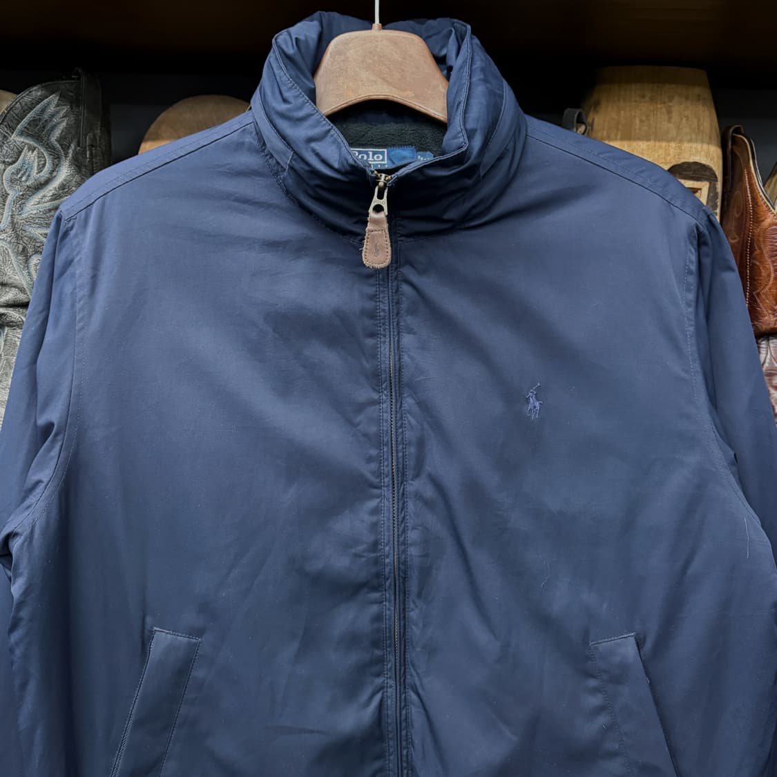 폴로 랄프로렌 페리 자켓 플리스 라이닝 후드내장 블루종 스윙탑 N72 상품이미지2