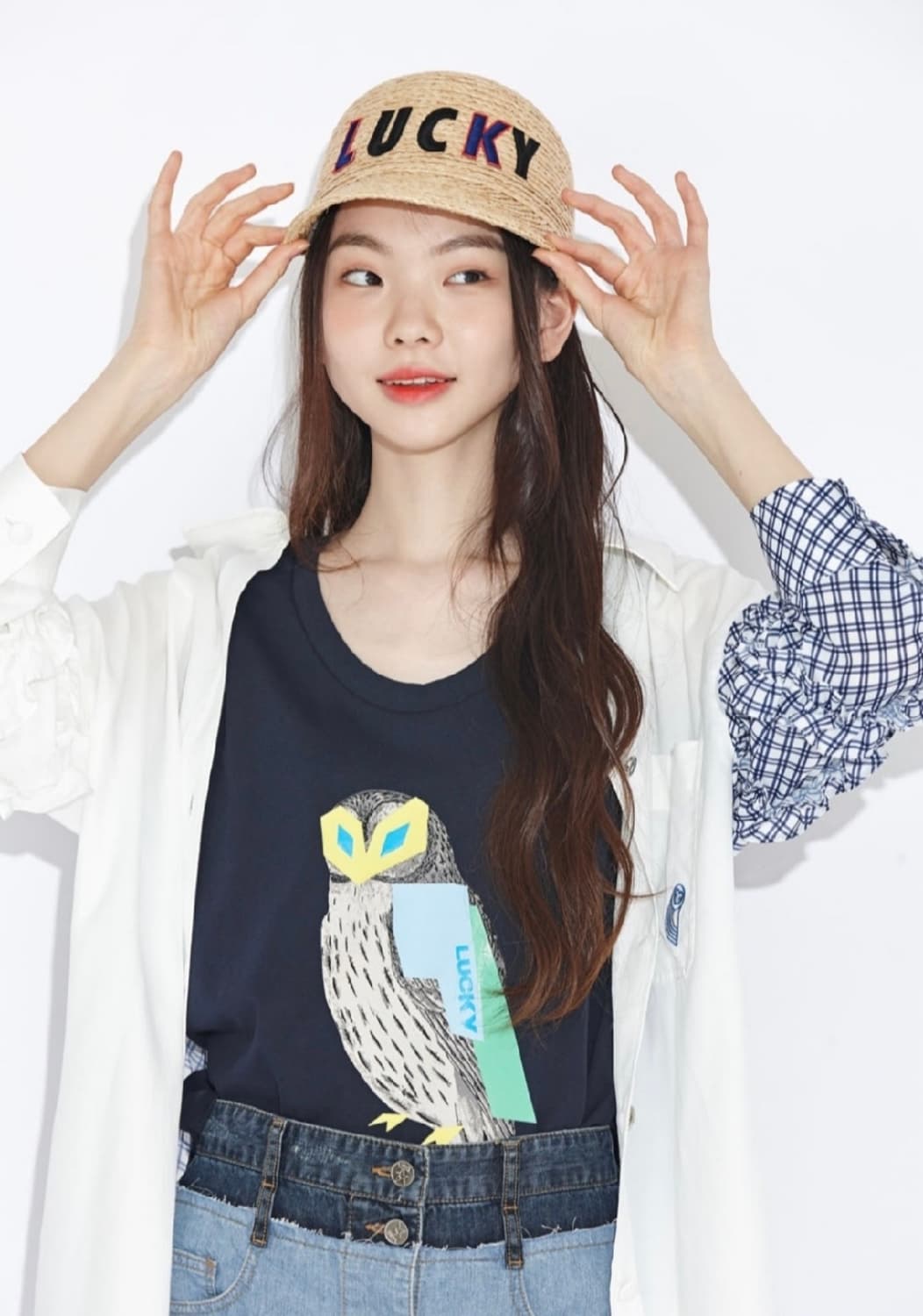 럭키슈에뜨 라탄 벙거지 모자 상품이미지7