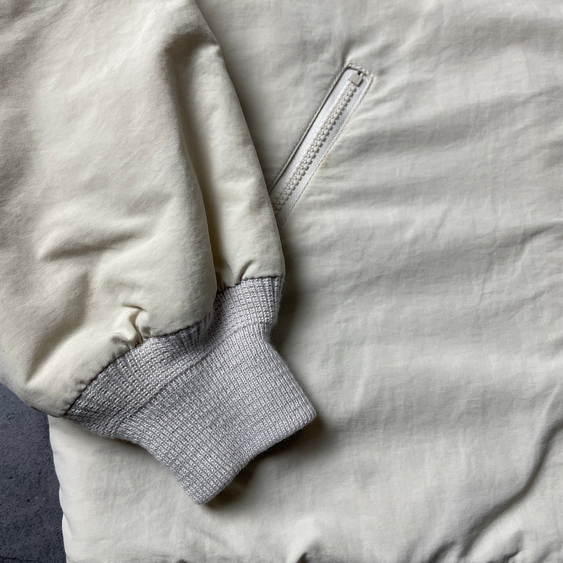 LANDS' END 1990s 랜즈엔드 아이보리 집업 자켓 A00812 상품이미지6