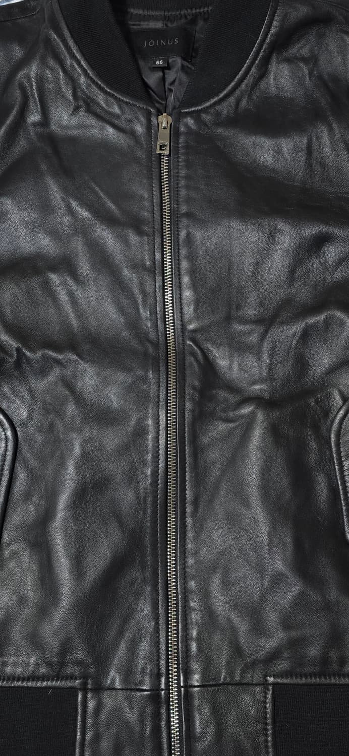 JOINUS 가죽 블루종 블랙 66 상품이미지5