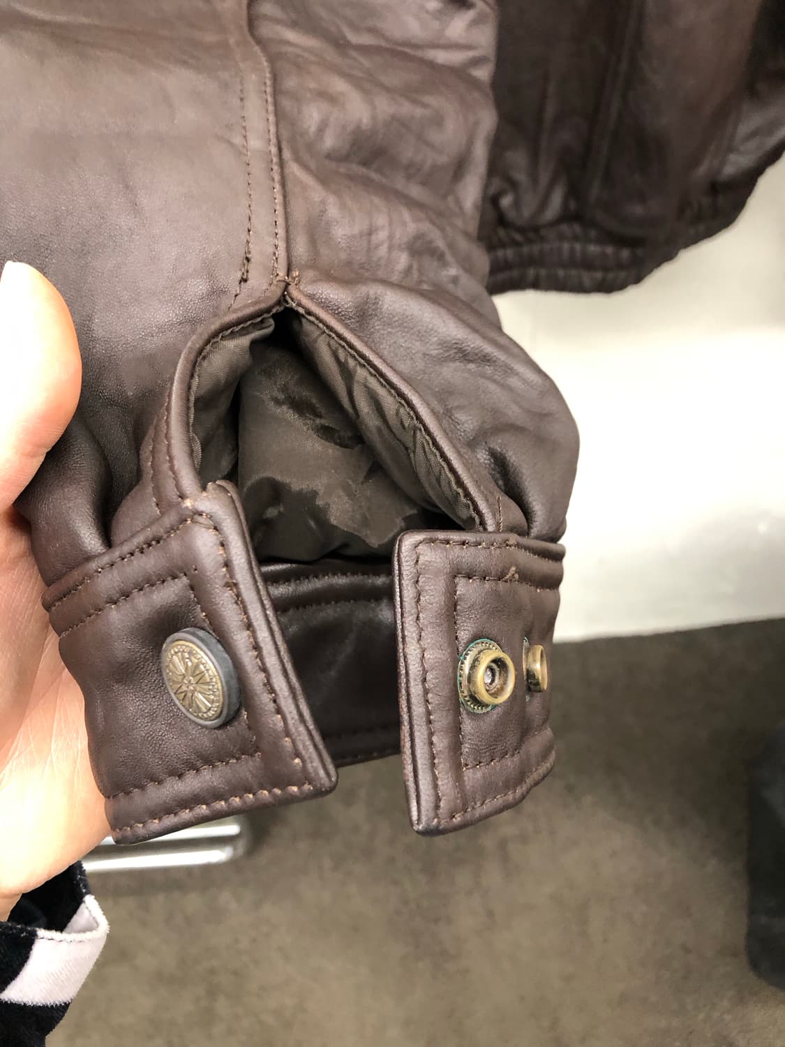 90s 윌슨 레더 리얼 레더 자켓 상품이미지6