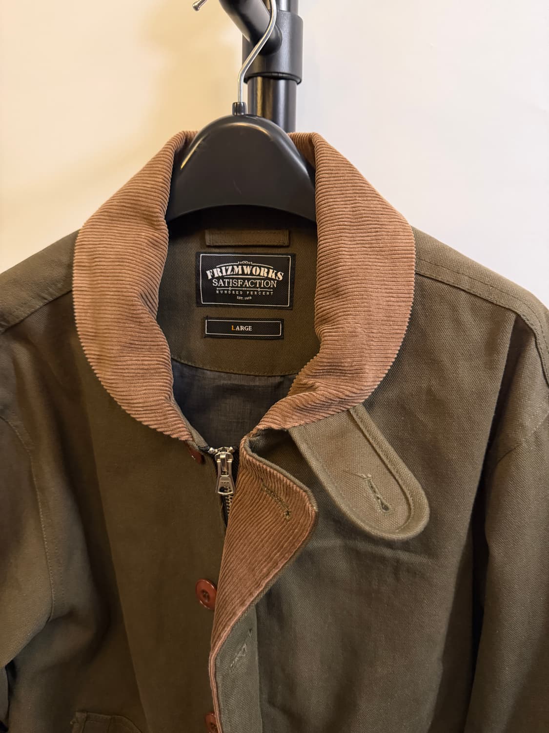 프리즘웍스 코듀로이 카라 워크자켓 상품이미지4